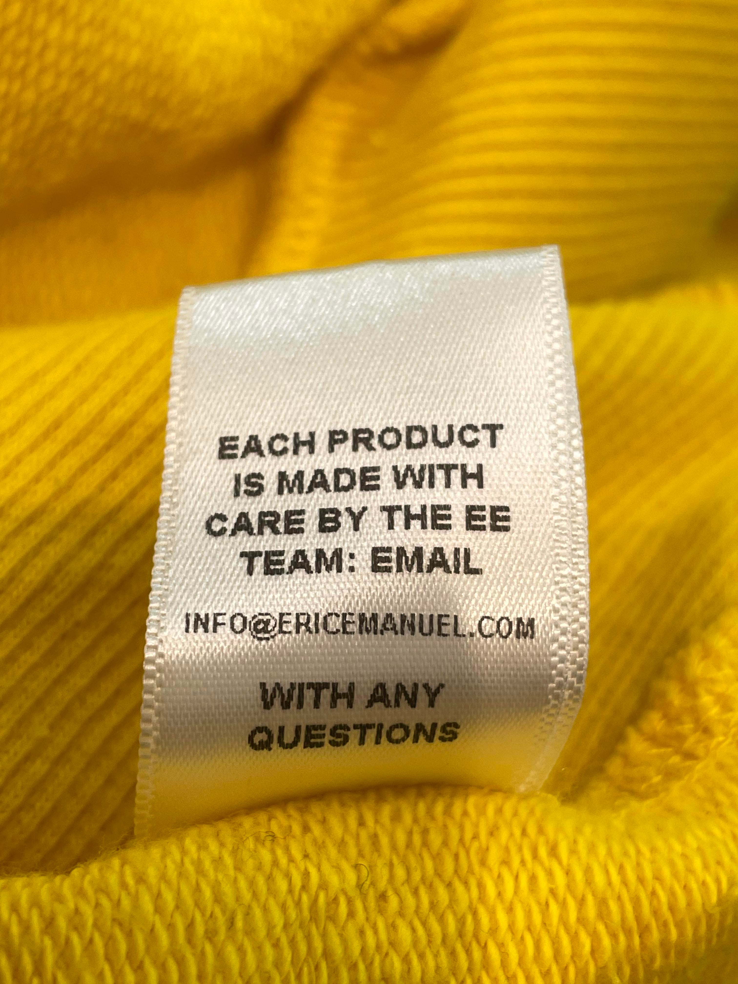 Eric Emanuel Yellow Pink Sweatsuit