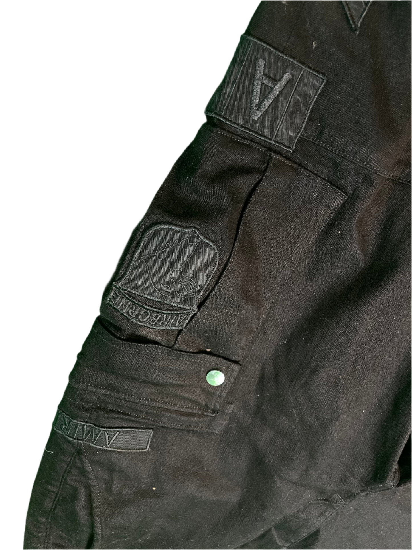 Amiri Cargo Black Pants