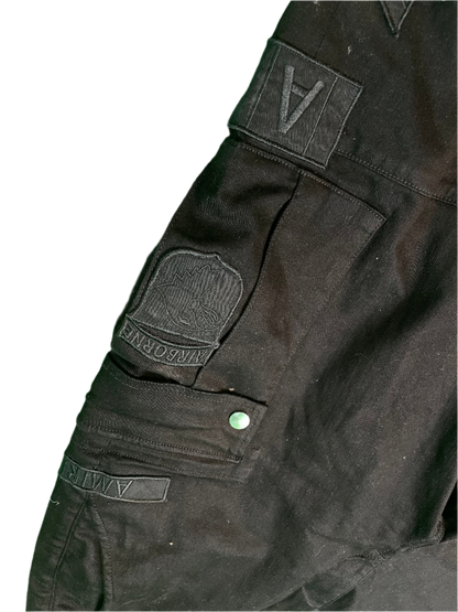 Amiri Cargo Black Pants