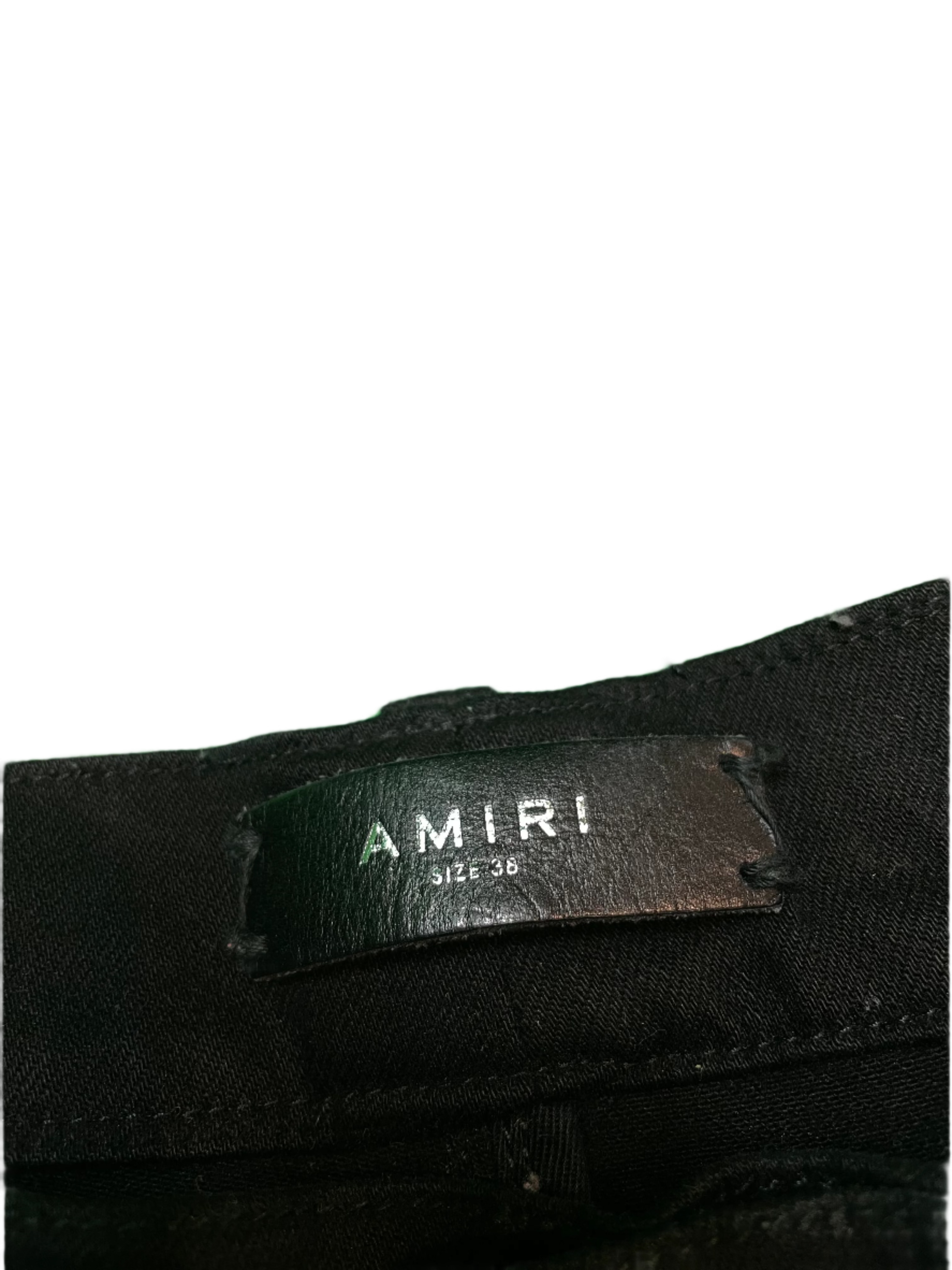 Amiri Thrasher Plain Black Jeans