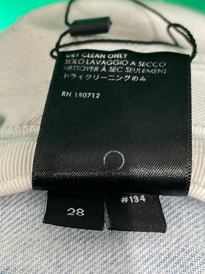 Amiri Light Wash White Stripe Blue Jeans