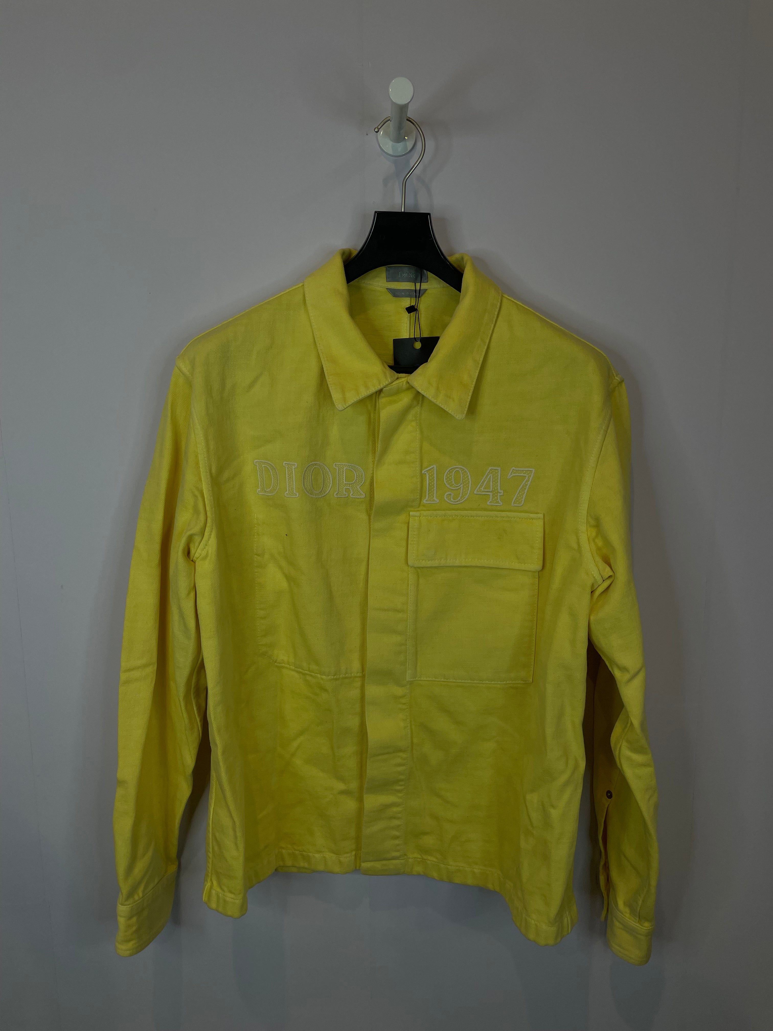 Dior 1947 Yellow Jean Jacket Used 48 (Large)