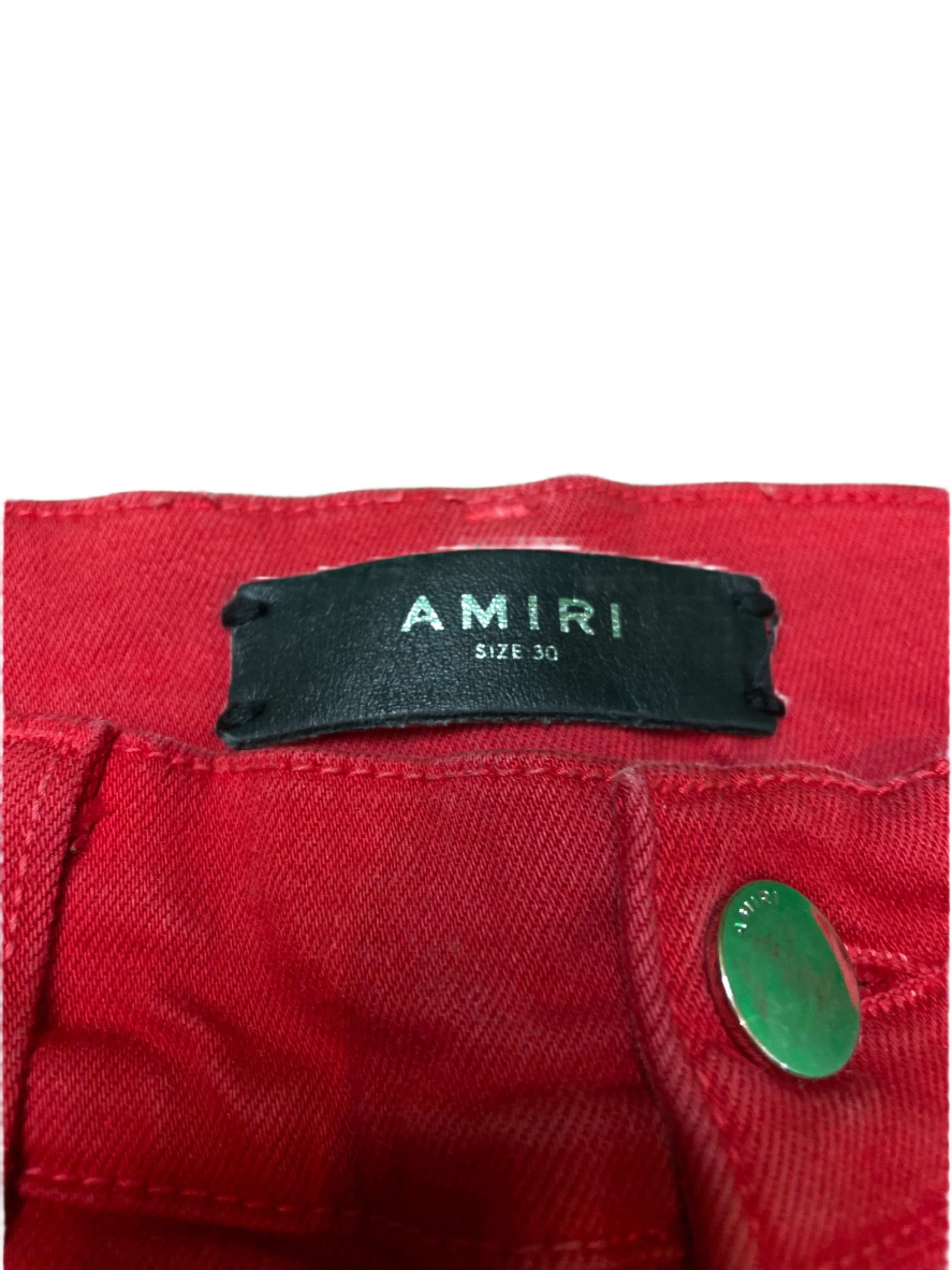 Amiri Thrasher Red & Black Jeans