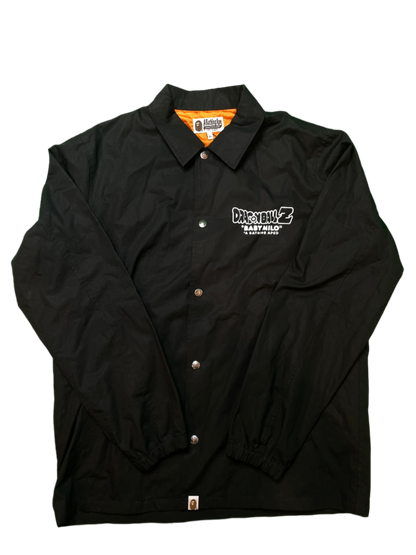 BAPE x Dragon Ball Z Black Button Up Black & Orange Shirt Jacket