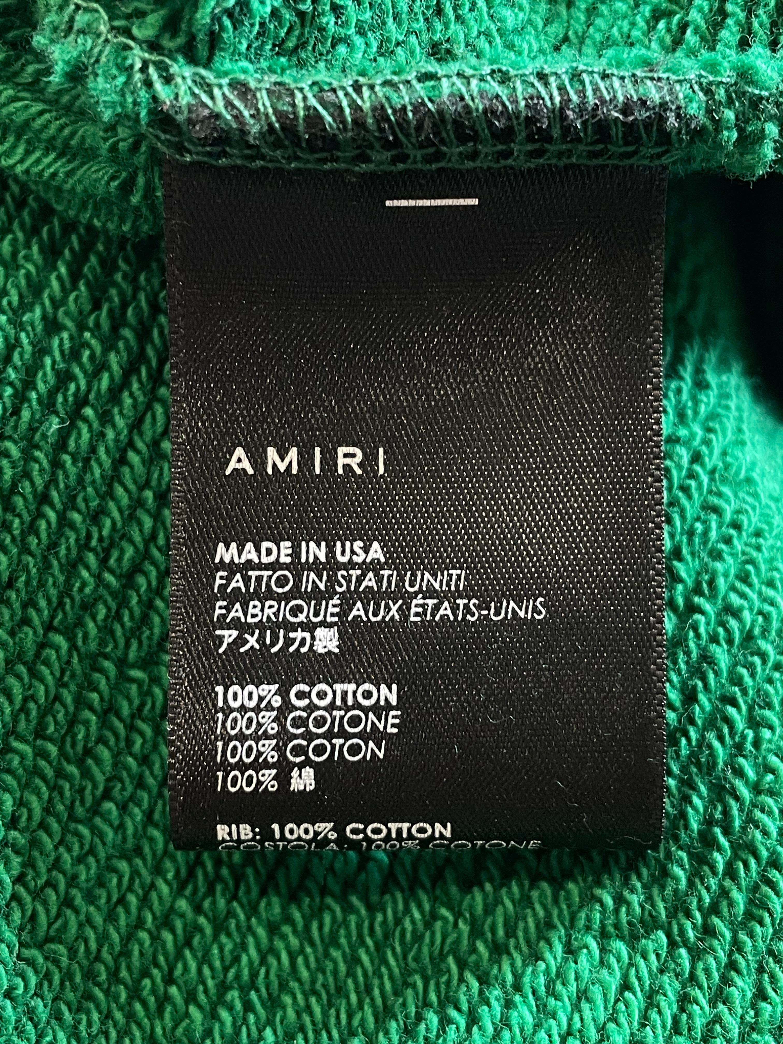 Amiri Healthy Green Crewneck