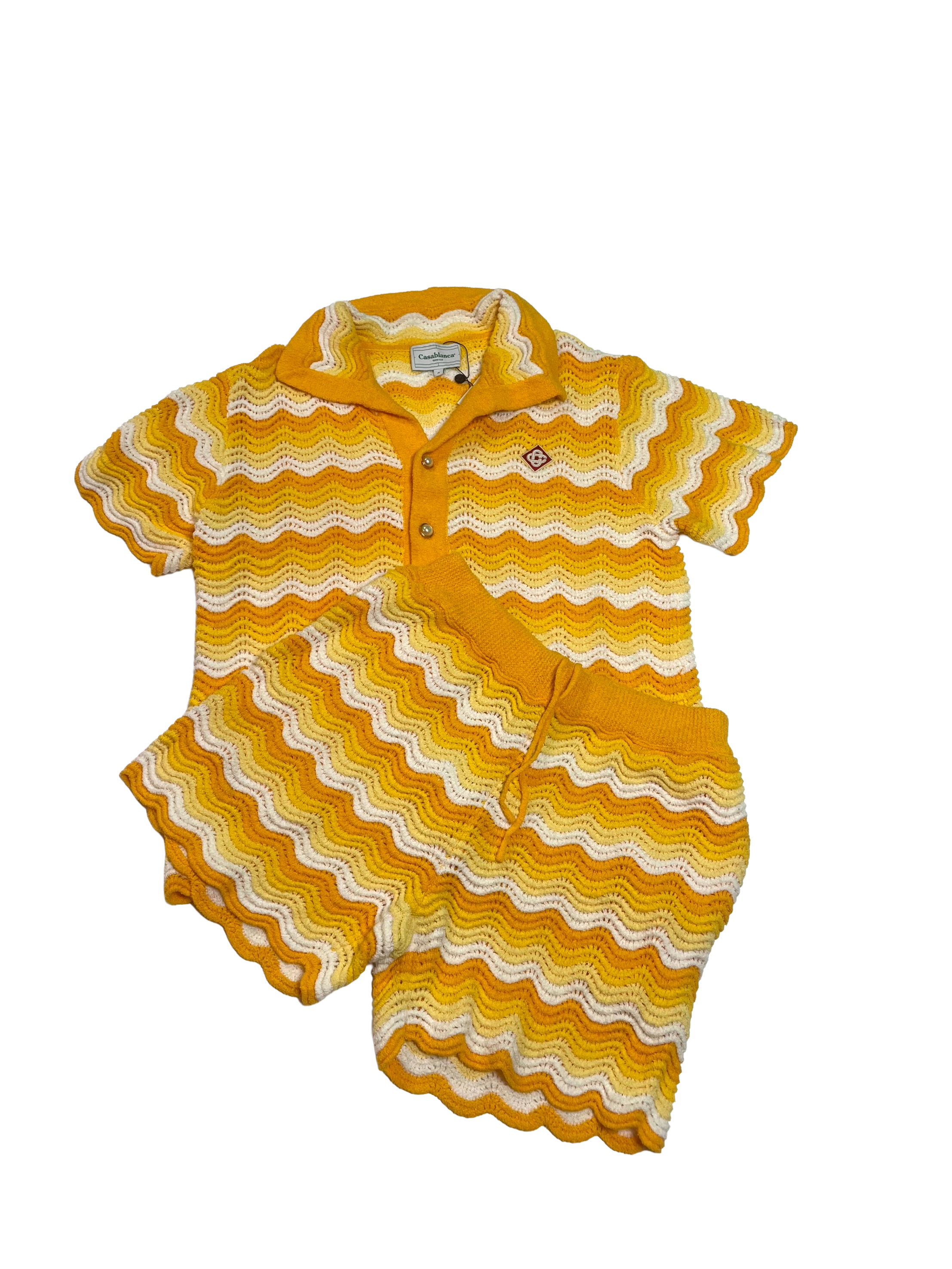 Casablanca Knit Pearl Yellow Set