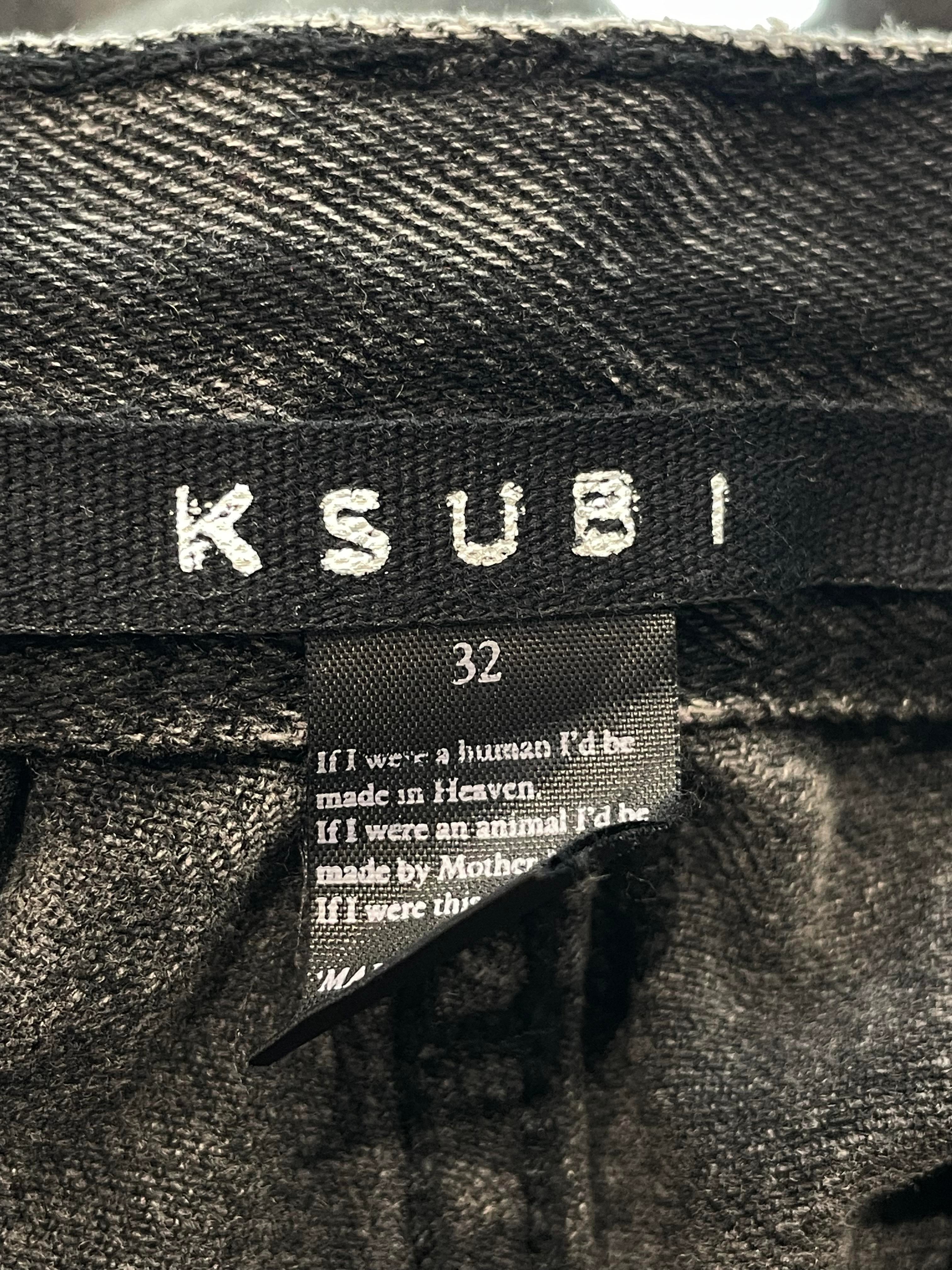 Ksubi Grey Cargo Jeans