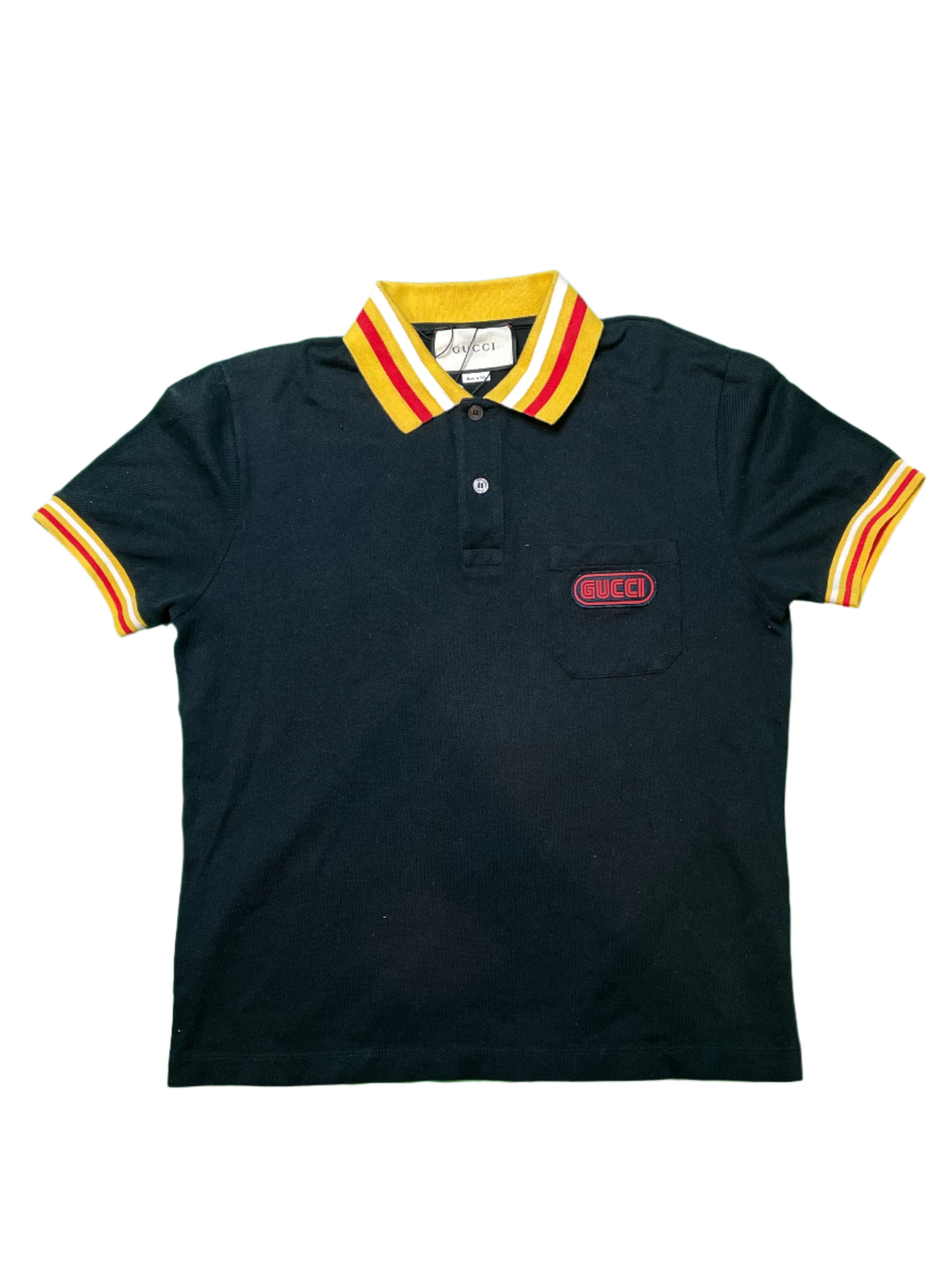 Gucci Bee Black & Yellow Polo