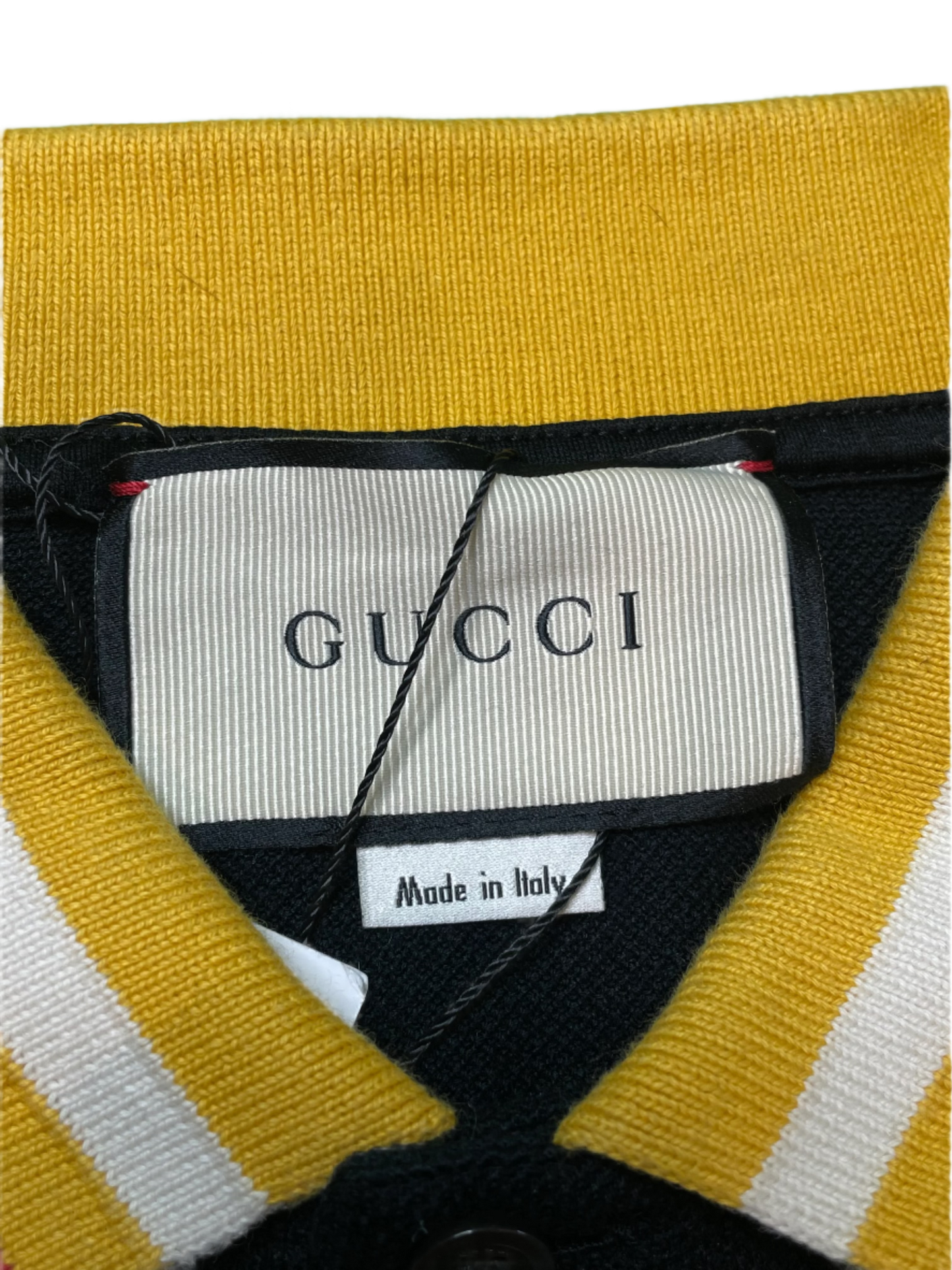 Gucci Bee Black & Yellow Polo