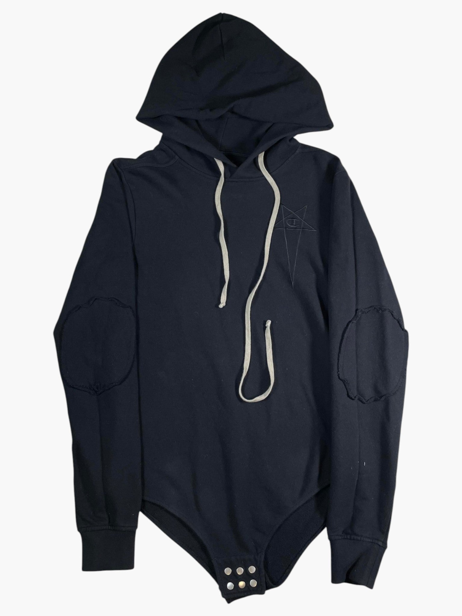 Rick Owens Female Flap Black Hoodie