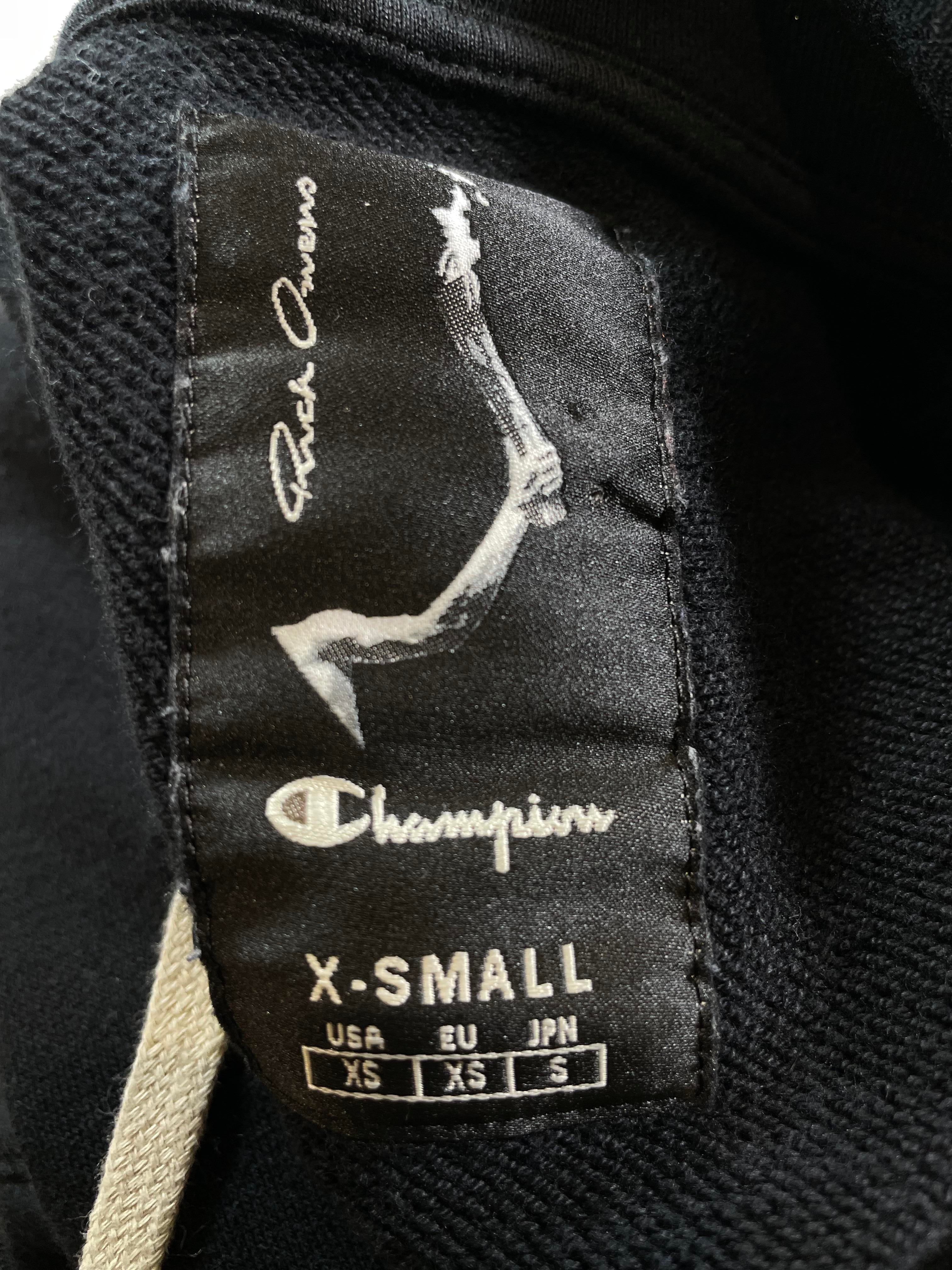 Rick Owens Female Flap Black Hoodie