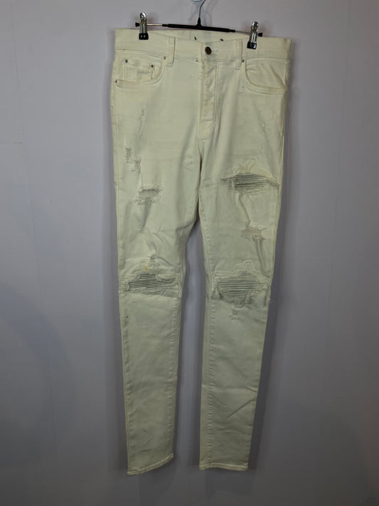 Amiri MX1 White White Patch Used 33