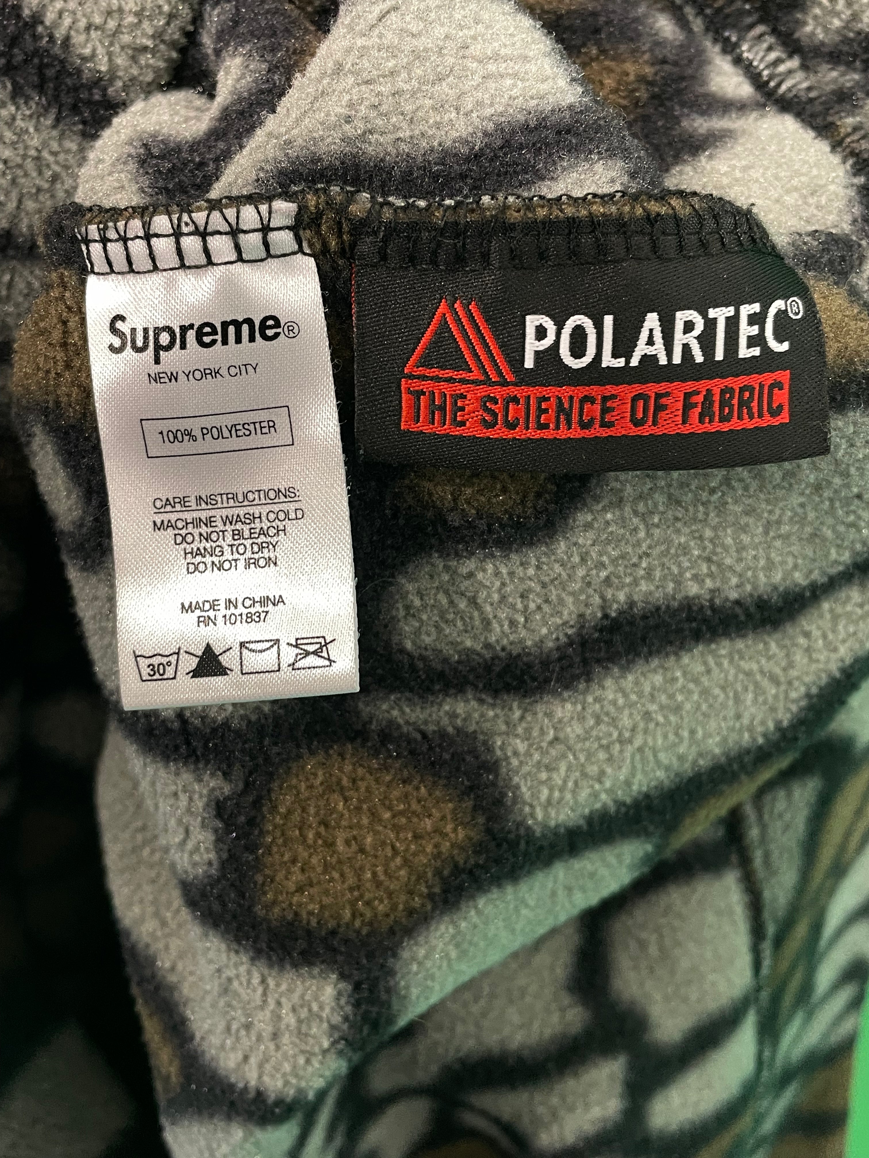 Supreme Fleece Multi Grey Brown Used Large
