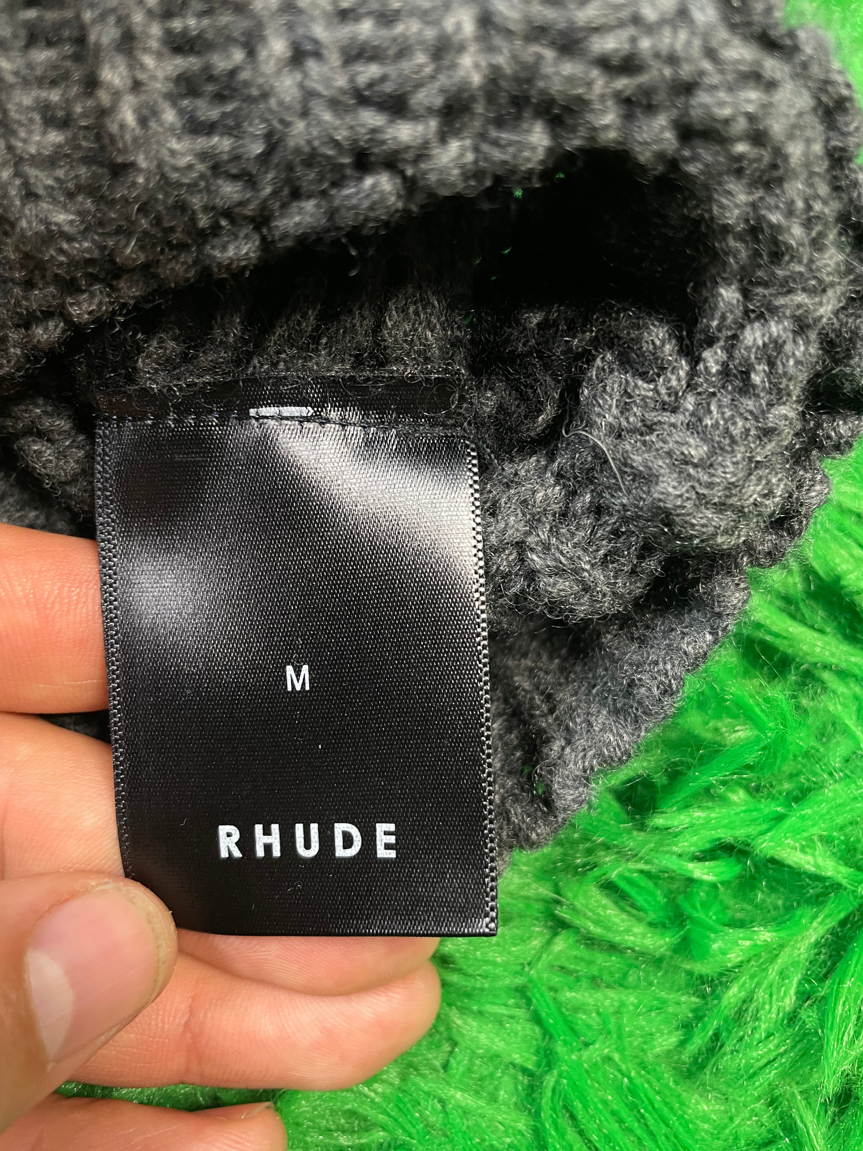 Rhude Zebra Knit Hoodie Medium New