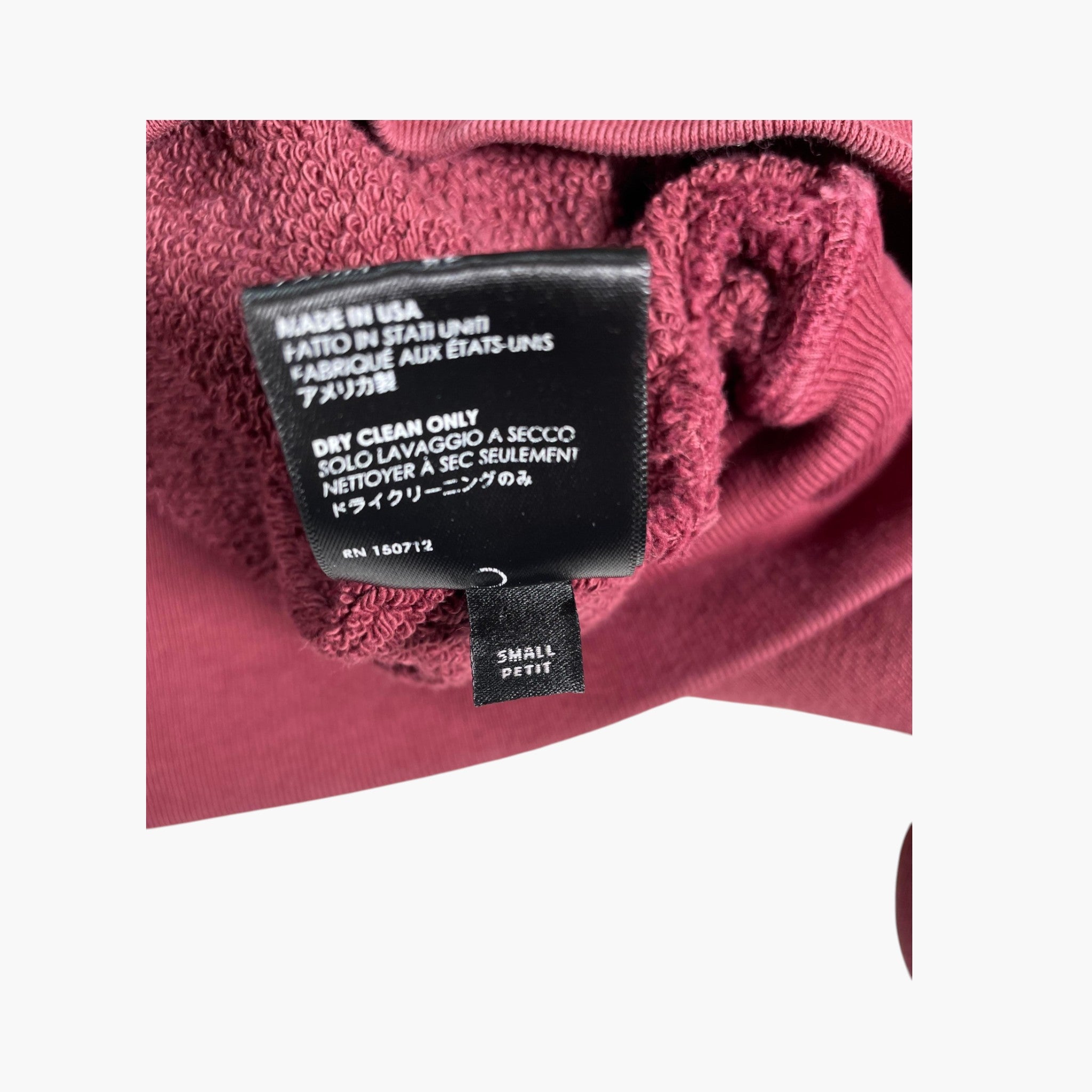 Amiri Rodeo Rive Maroon Crewneck