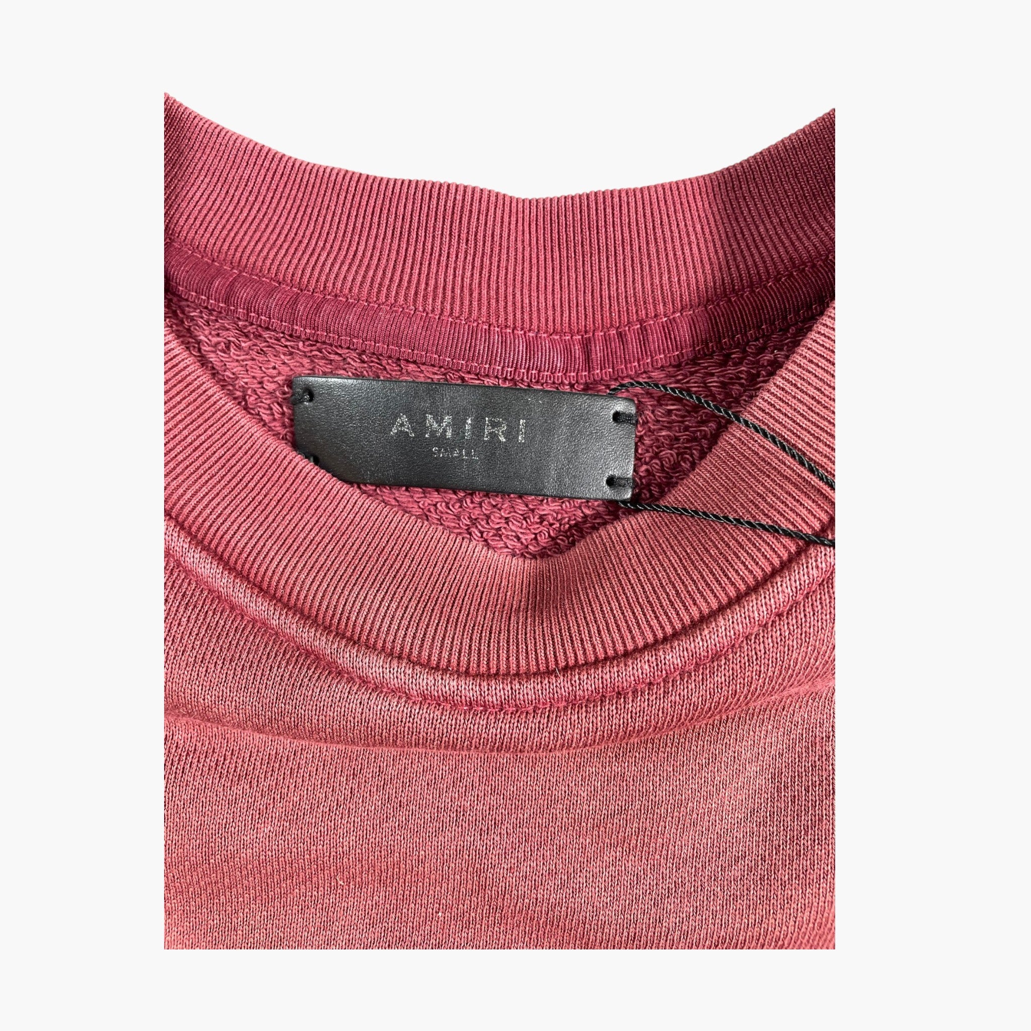 Amiri Rodeo Rive Maroon Crewneck