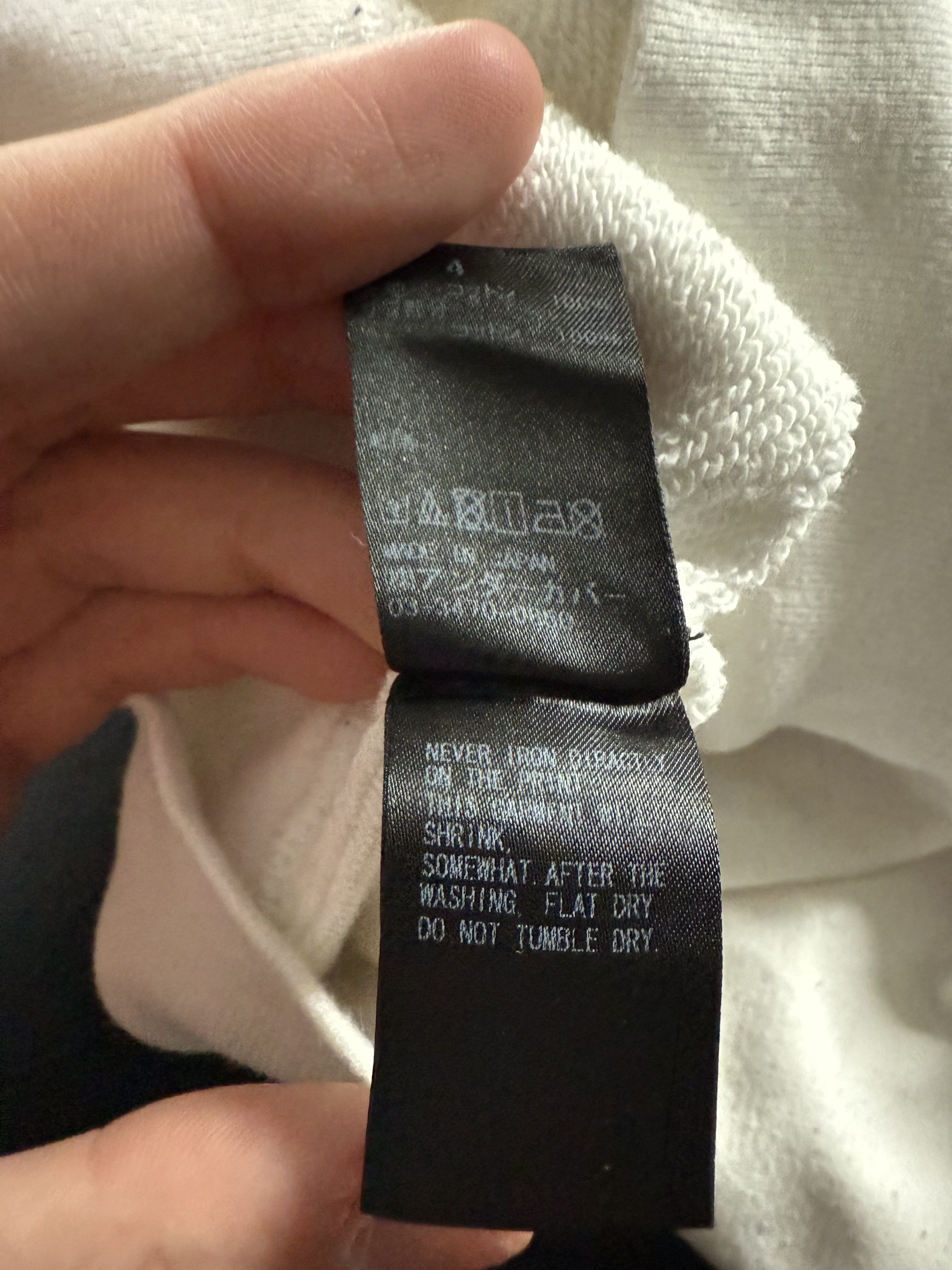 Undercover Sweatshirt White and Red Used Small