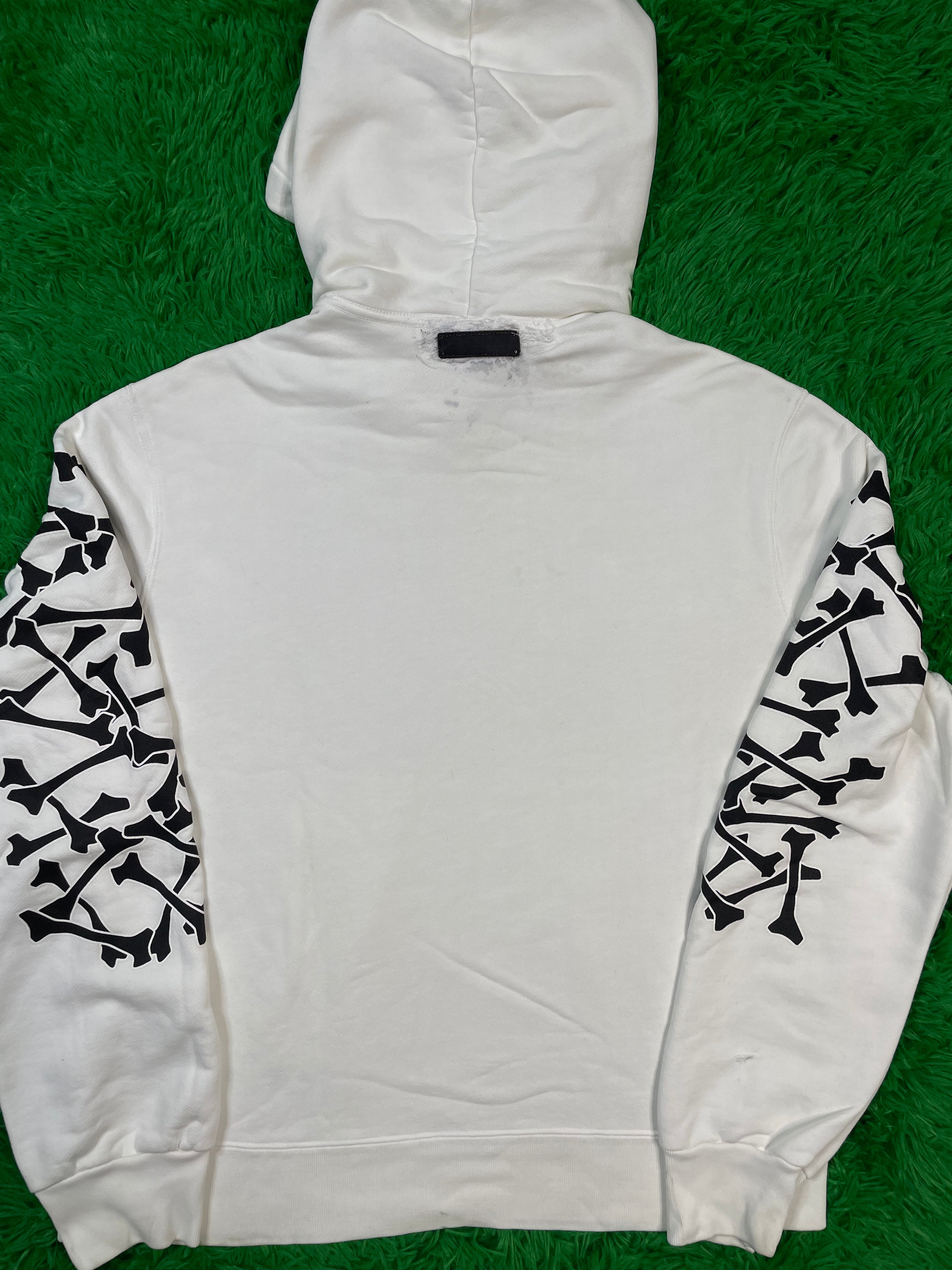Amiri Bone White Hoodie