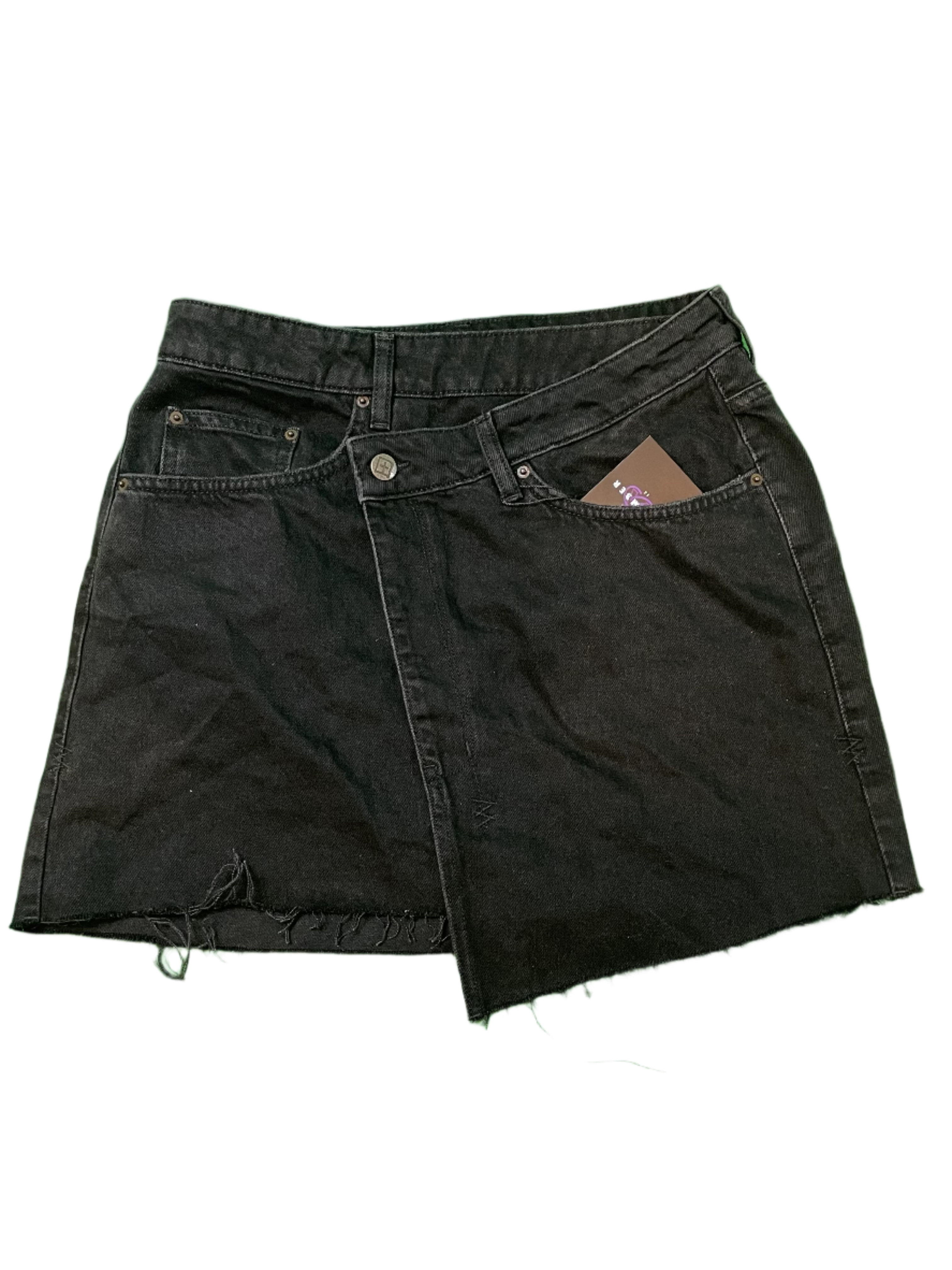 Ksubi Black Jean Skirt