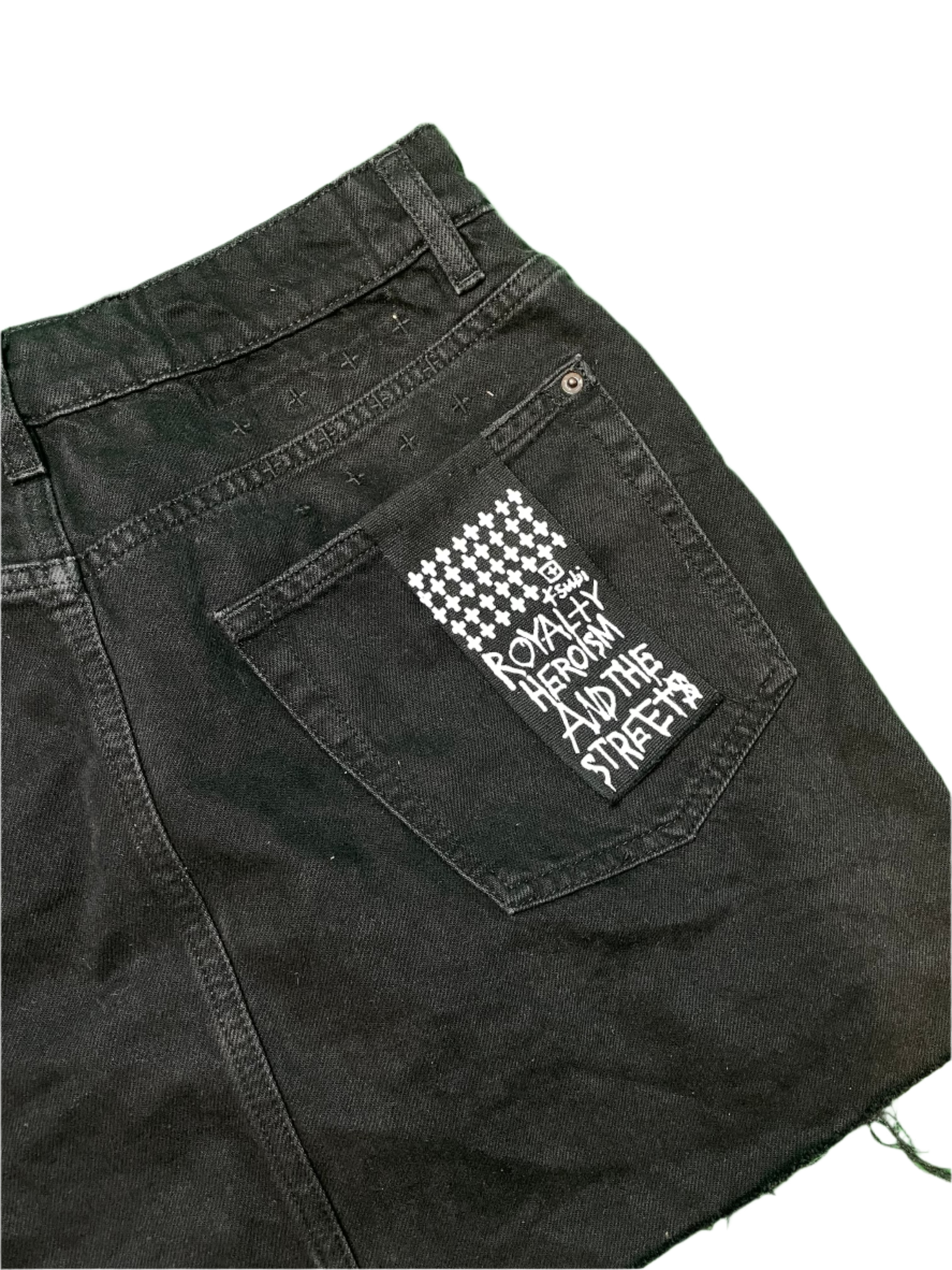 Ksubi Black Jean Skirt