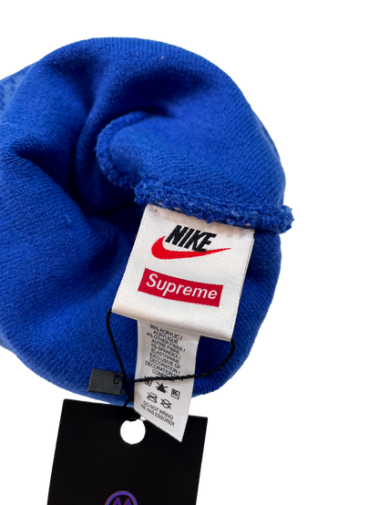 Supreme Nike All Over Blue Beanie