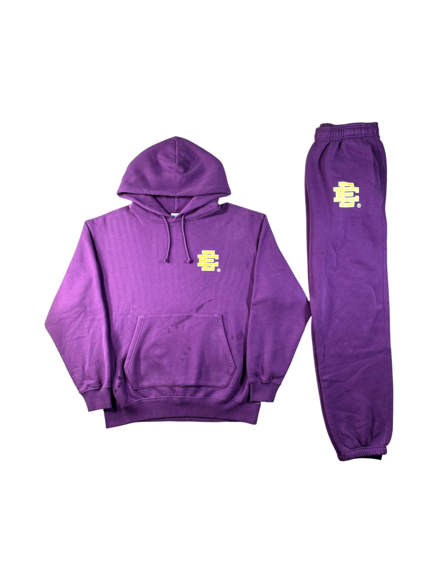 Eric Emanuel Purple & Yellow Sweatsuit
