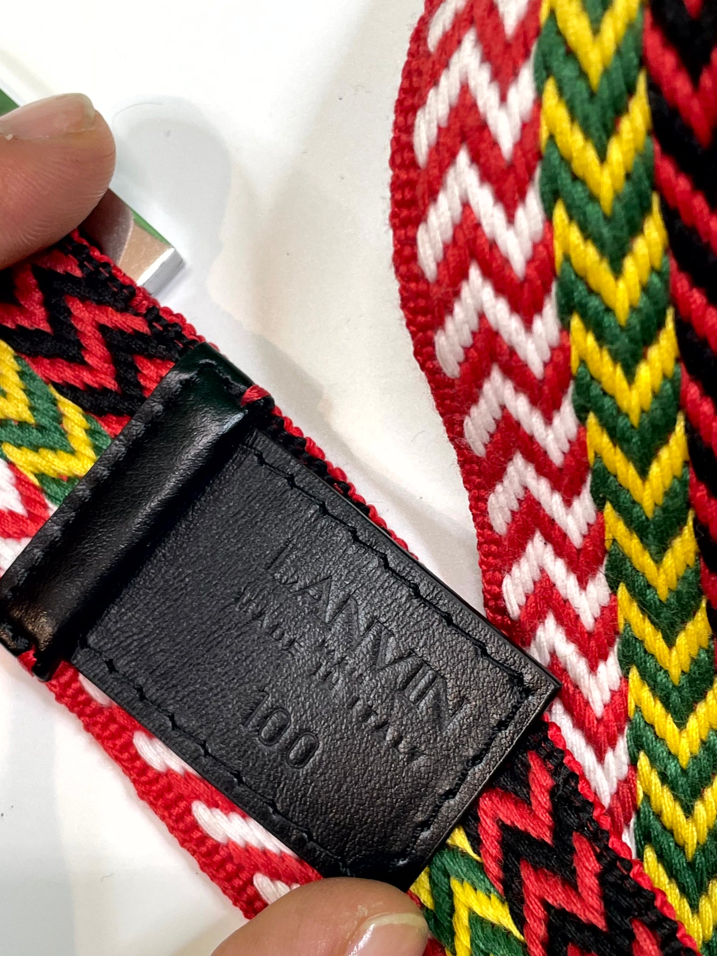 Lanvin Rope Multicolor Belt