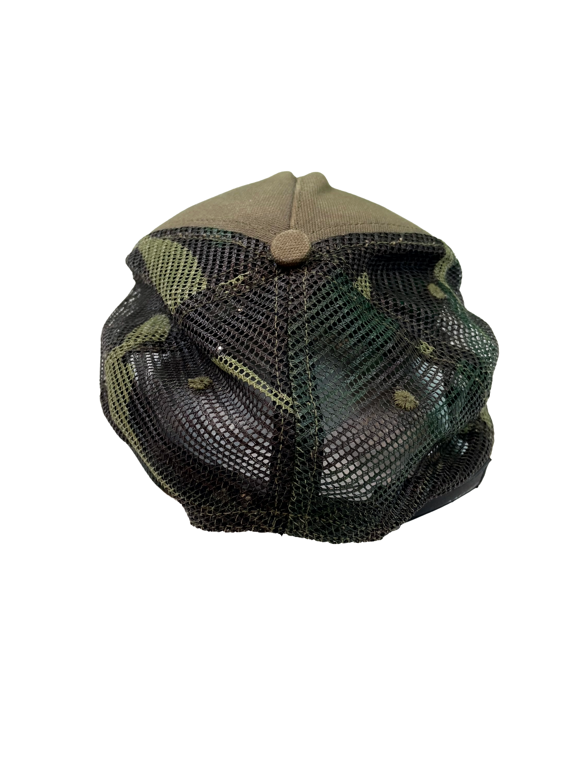 Amiri Camo Arts District Trucker Olive Cap