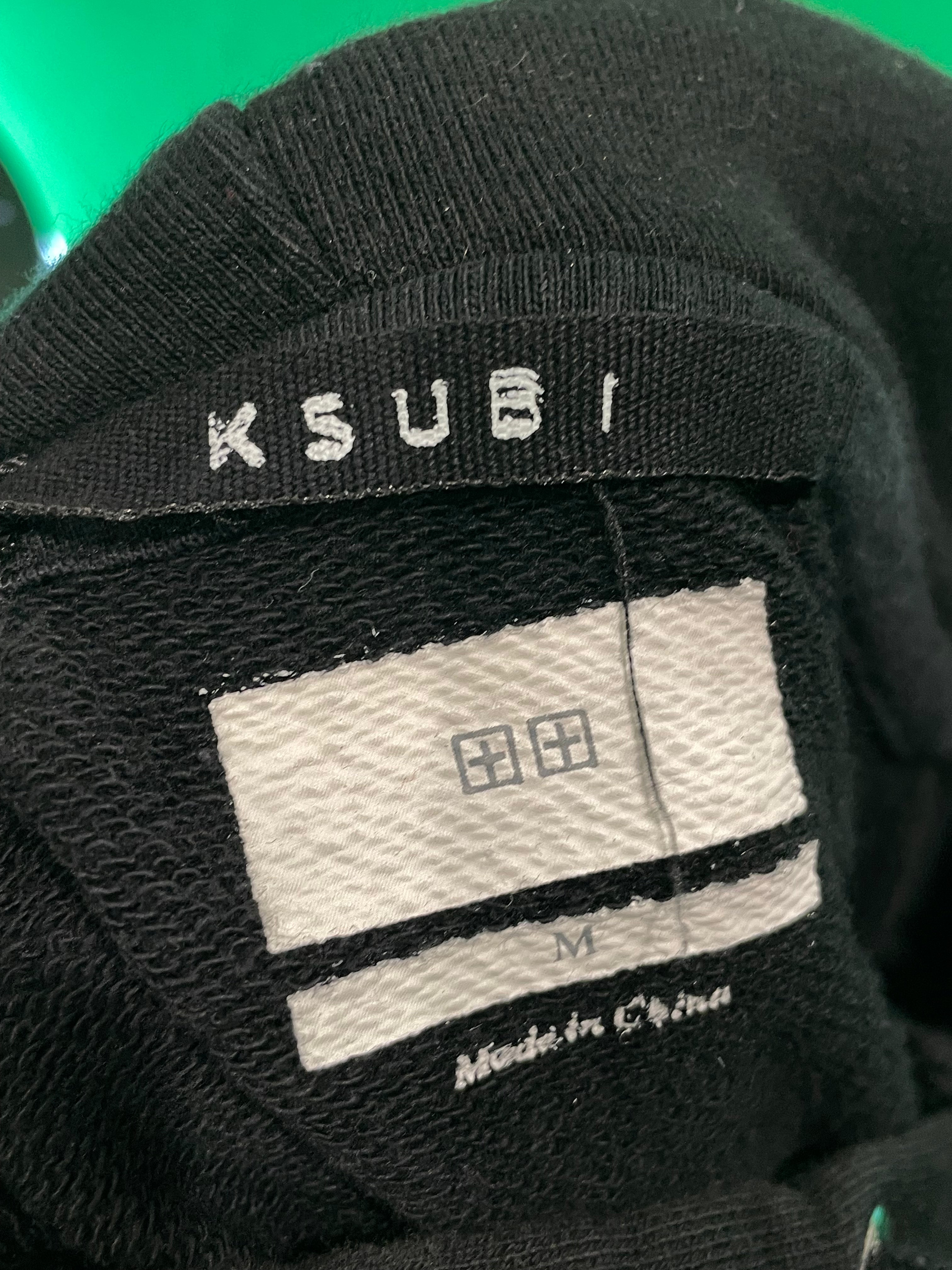 Ksubi Rhinestone Logo Black Hoodie