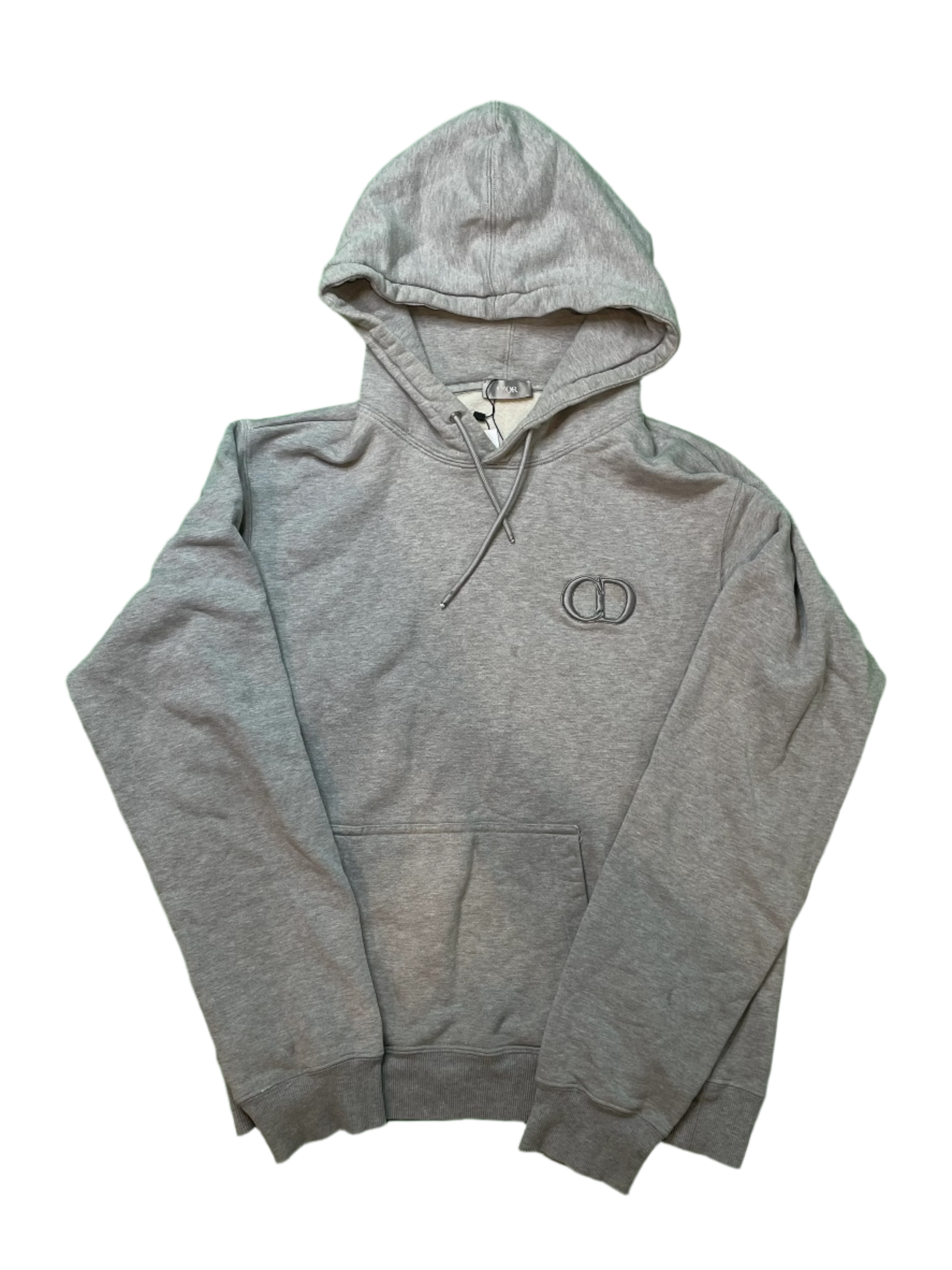 Dior CD Logo Grey Hoodie