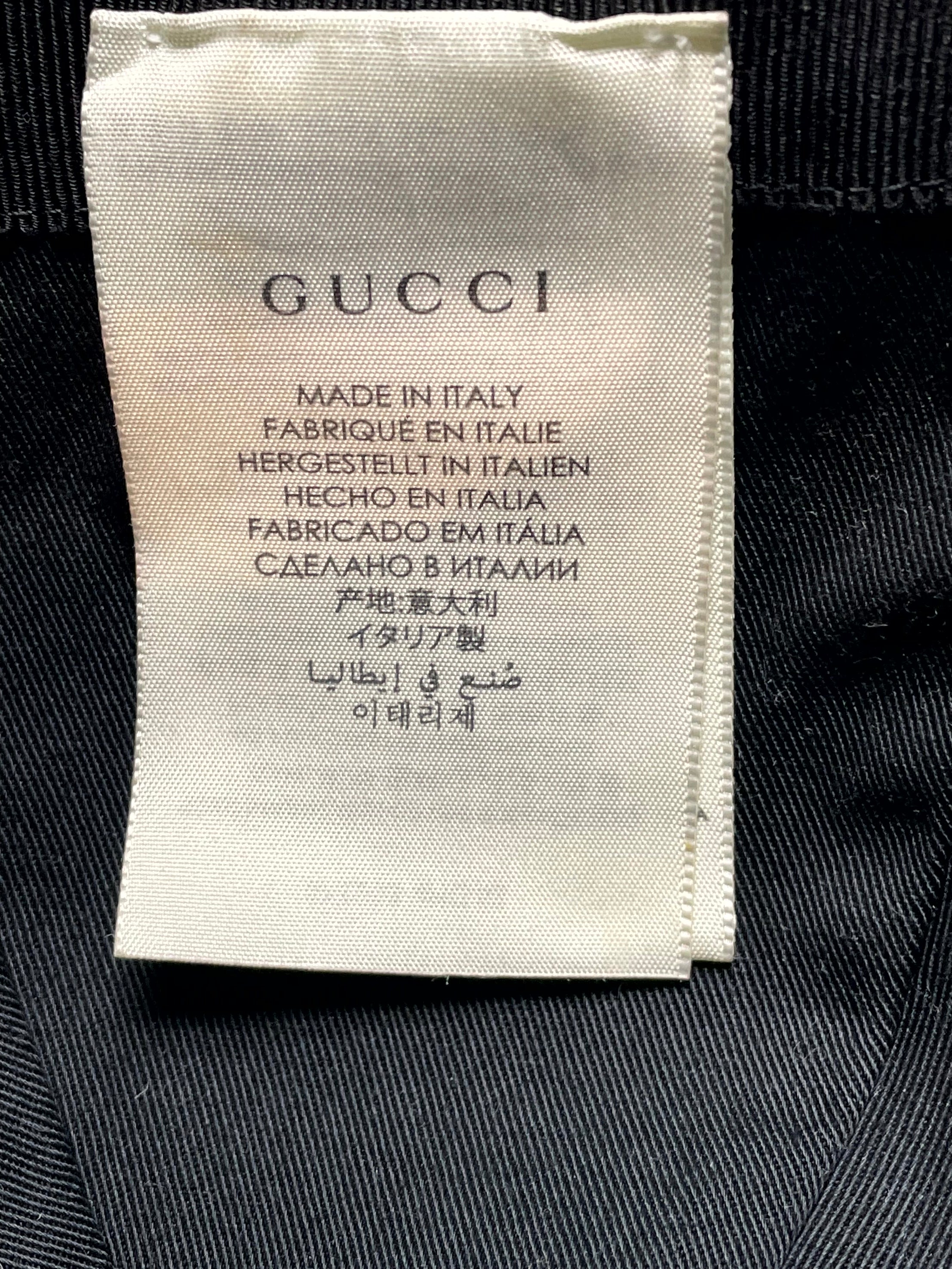 Gucci Monogram Black Hat