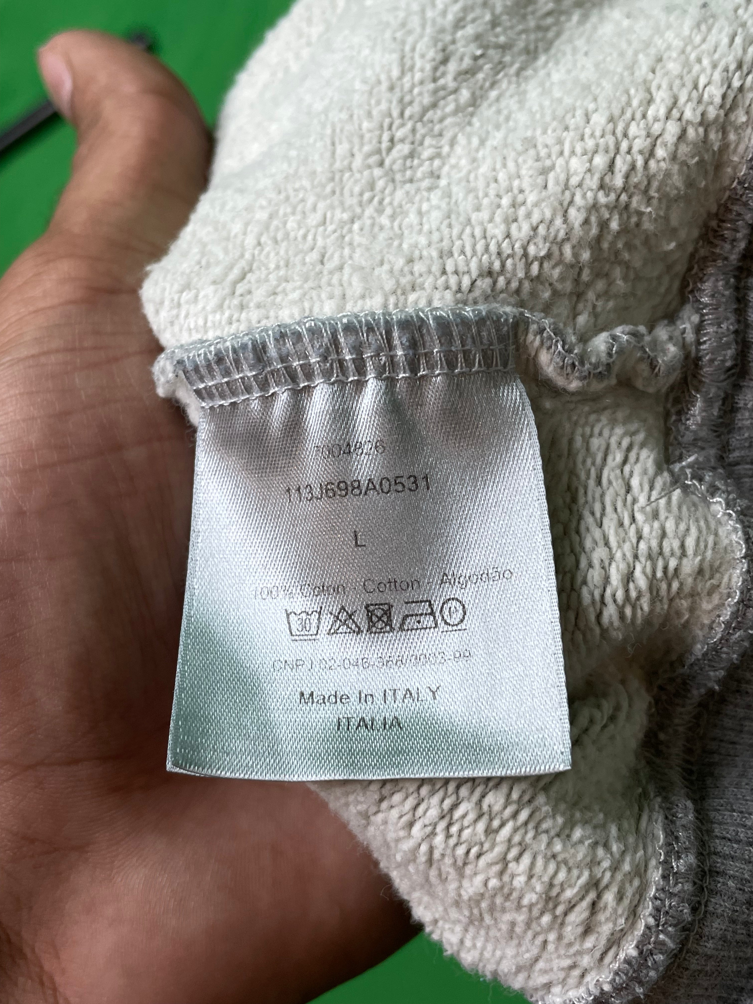 Dior CD Logo Grey Hoodie