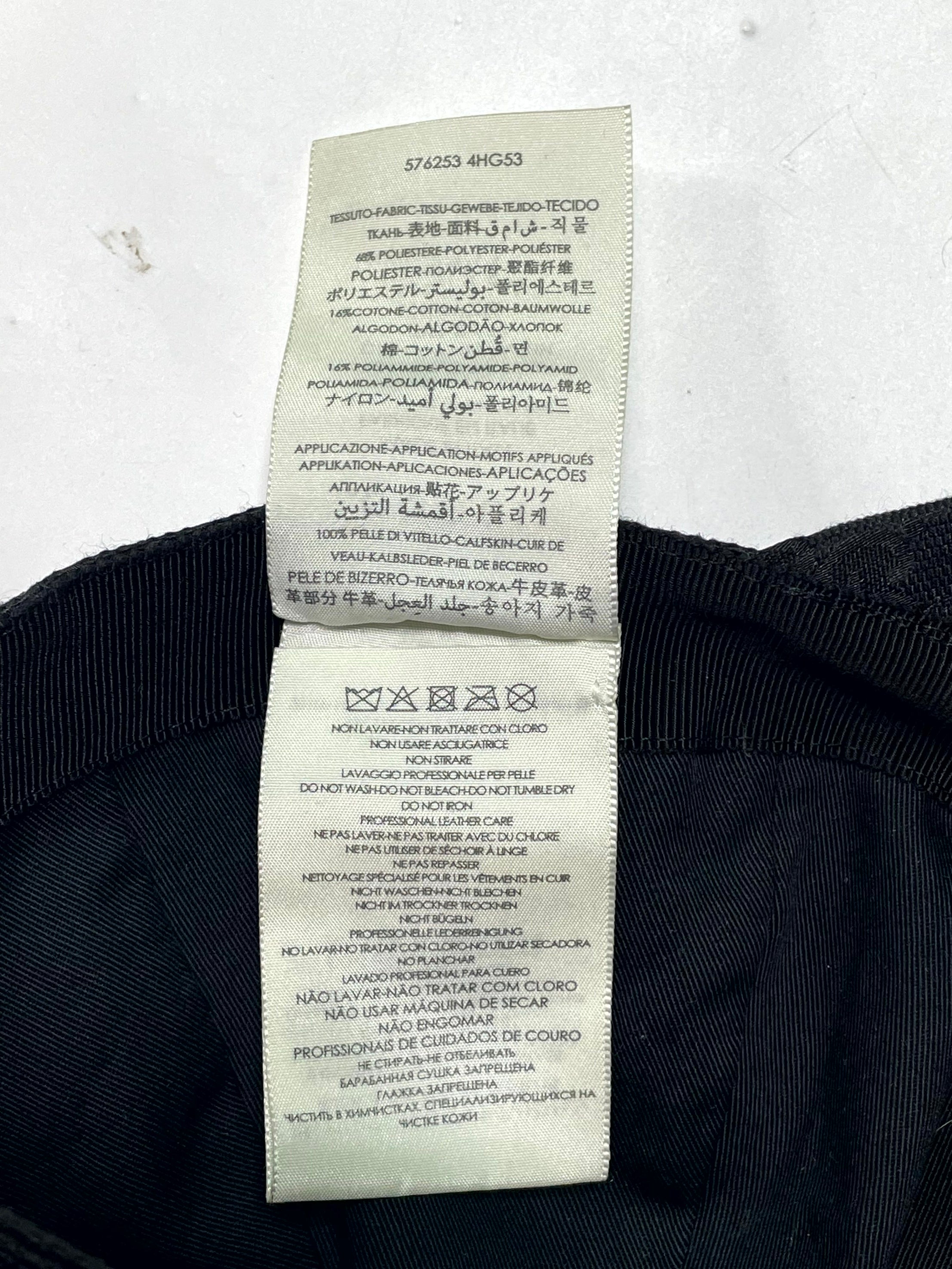 Gucci Monogram Black Hat