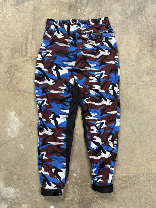 Prada Camo Blue Track  Pants Used Small