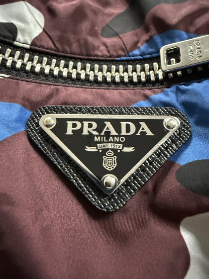 Prada Camo Blue Track  Pants Used Small