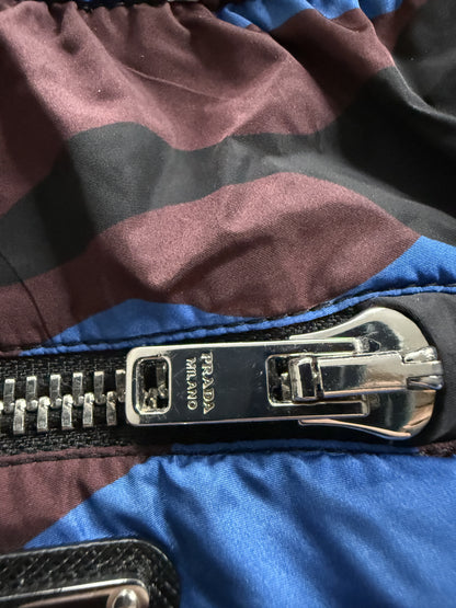Prada Camo Blue Track  Pants Used Small