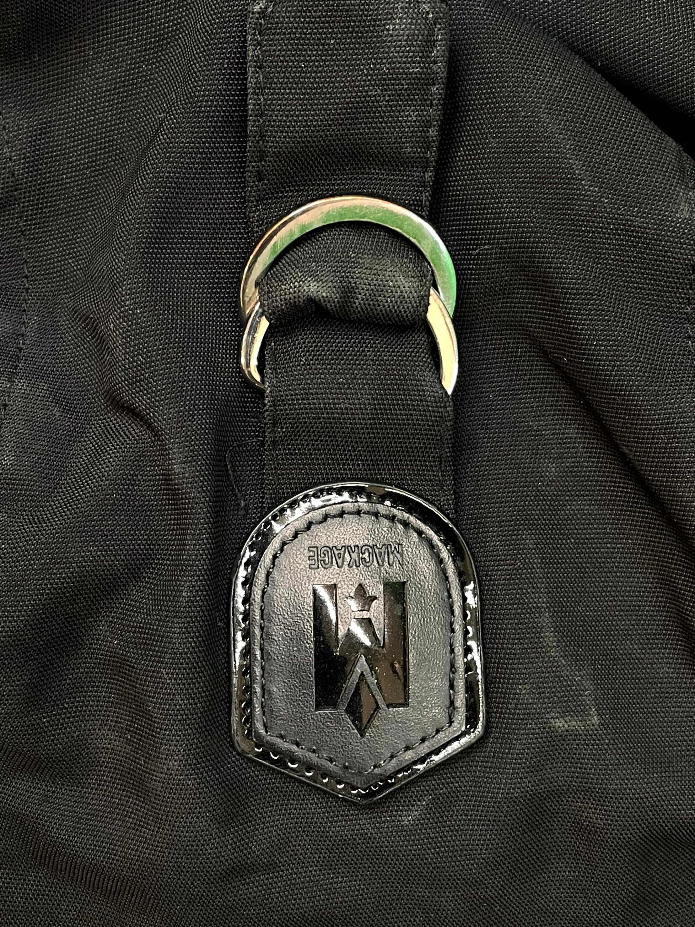 Mackage Bomber Black Fur Jacket