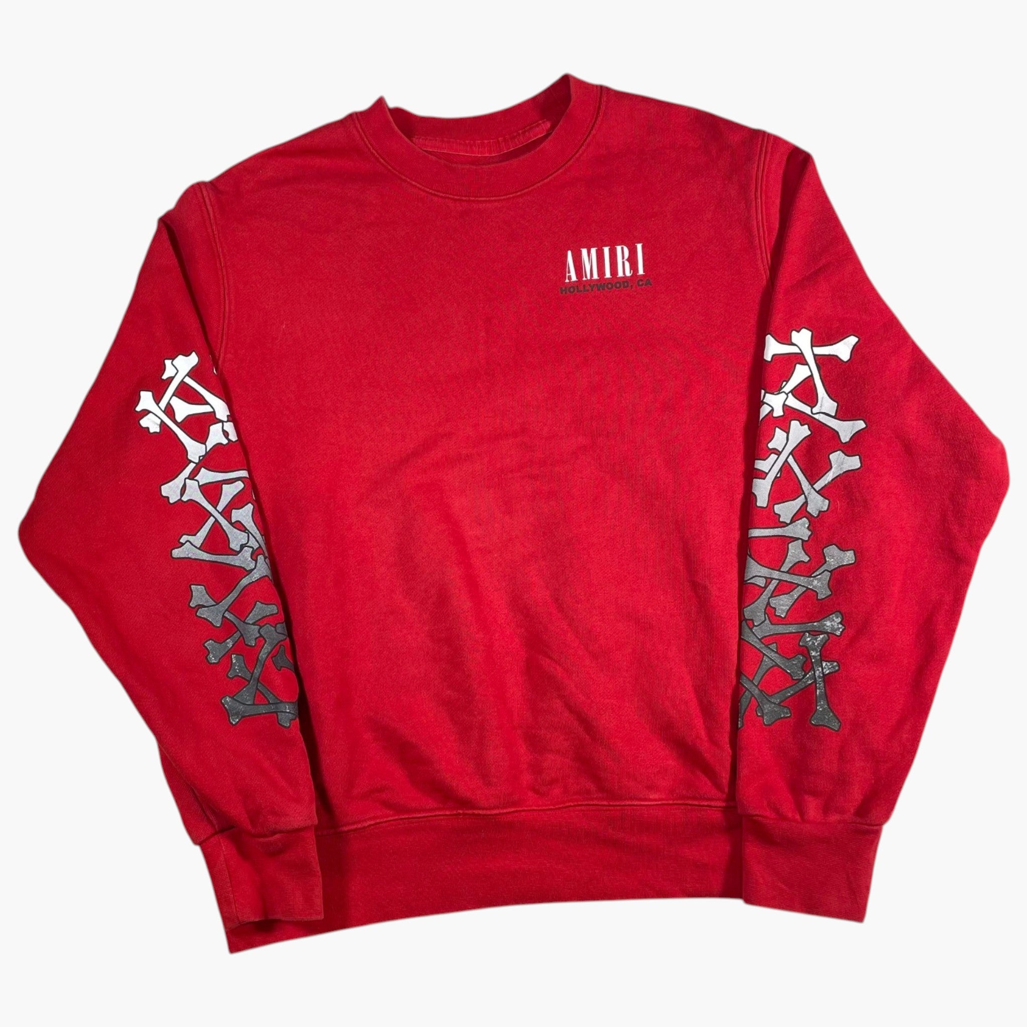 Amiri Bones Crew Red Sweatsuit