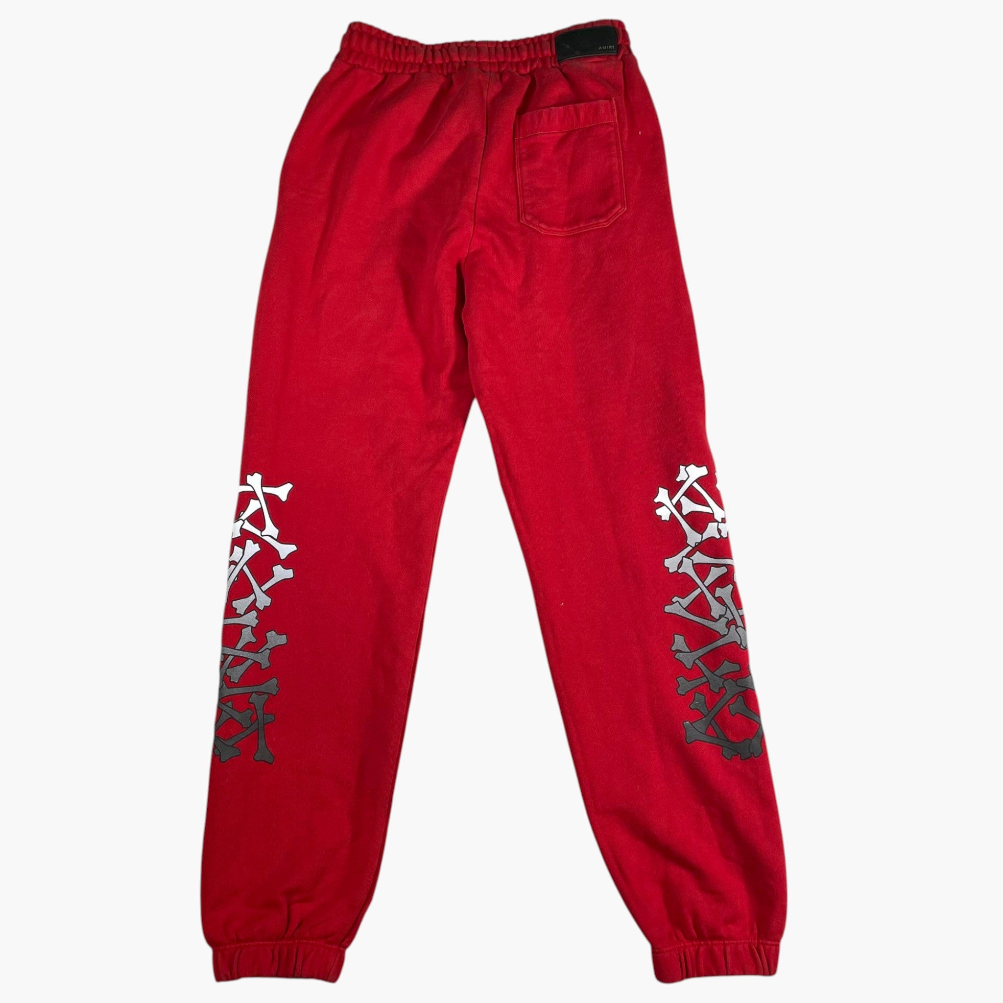 Amiri Bones Crew Red Sweatsuit