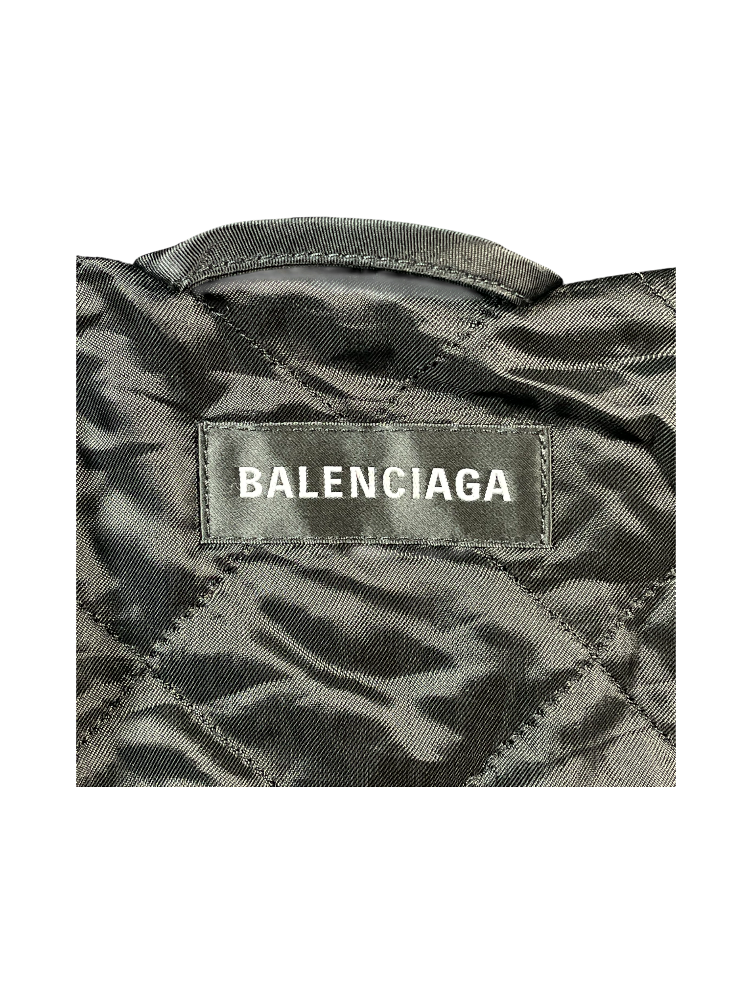 Balenciaga Monogram Sherpa Fleece Black Jacket