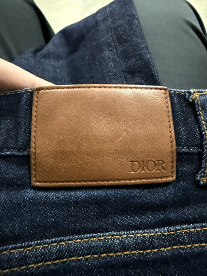 Dior Jeans Navy KAWS Bumble 34 Used