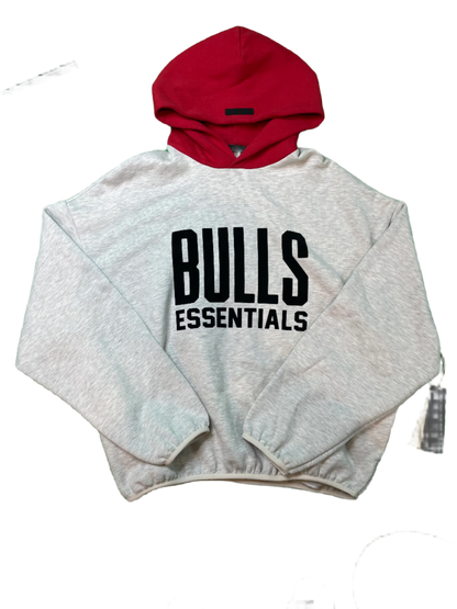 Essentials Chicago Bulls Hoodie Grey New Medium In Plastic