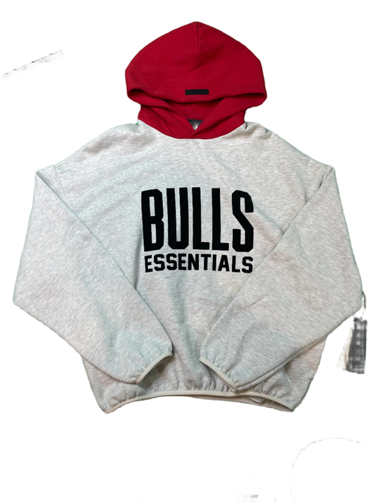 Essentials Chicago Bulls Hoodie Grey New Medium In Plastic