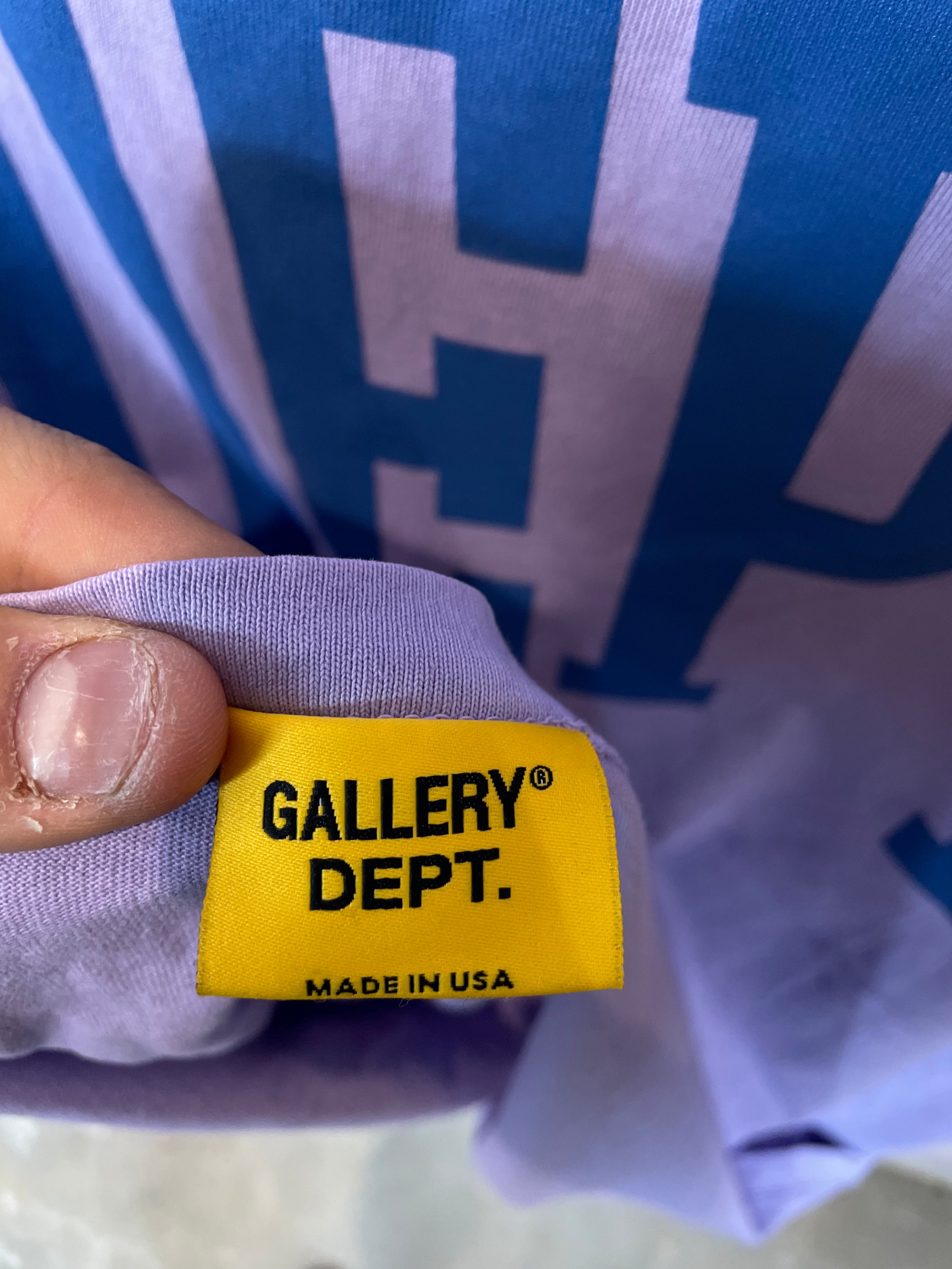Gallery Dept Tee Acai Blue New With Tags Large