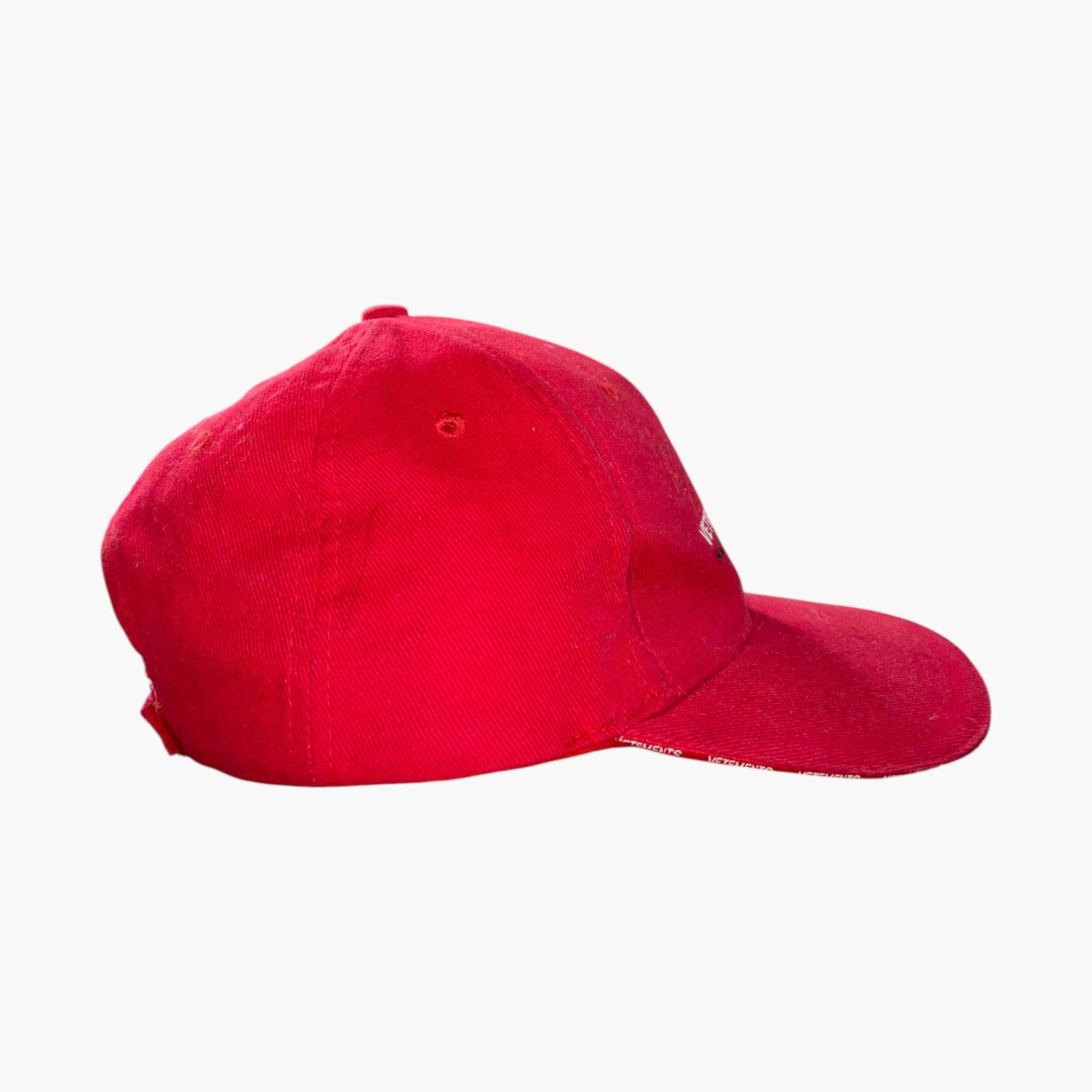 Vetements Couture Red Hat