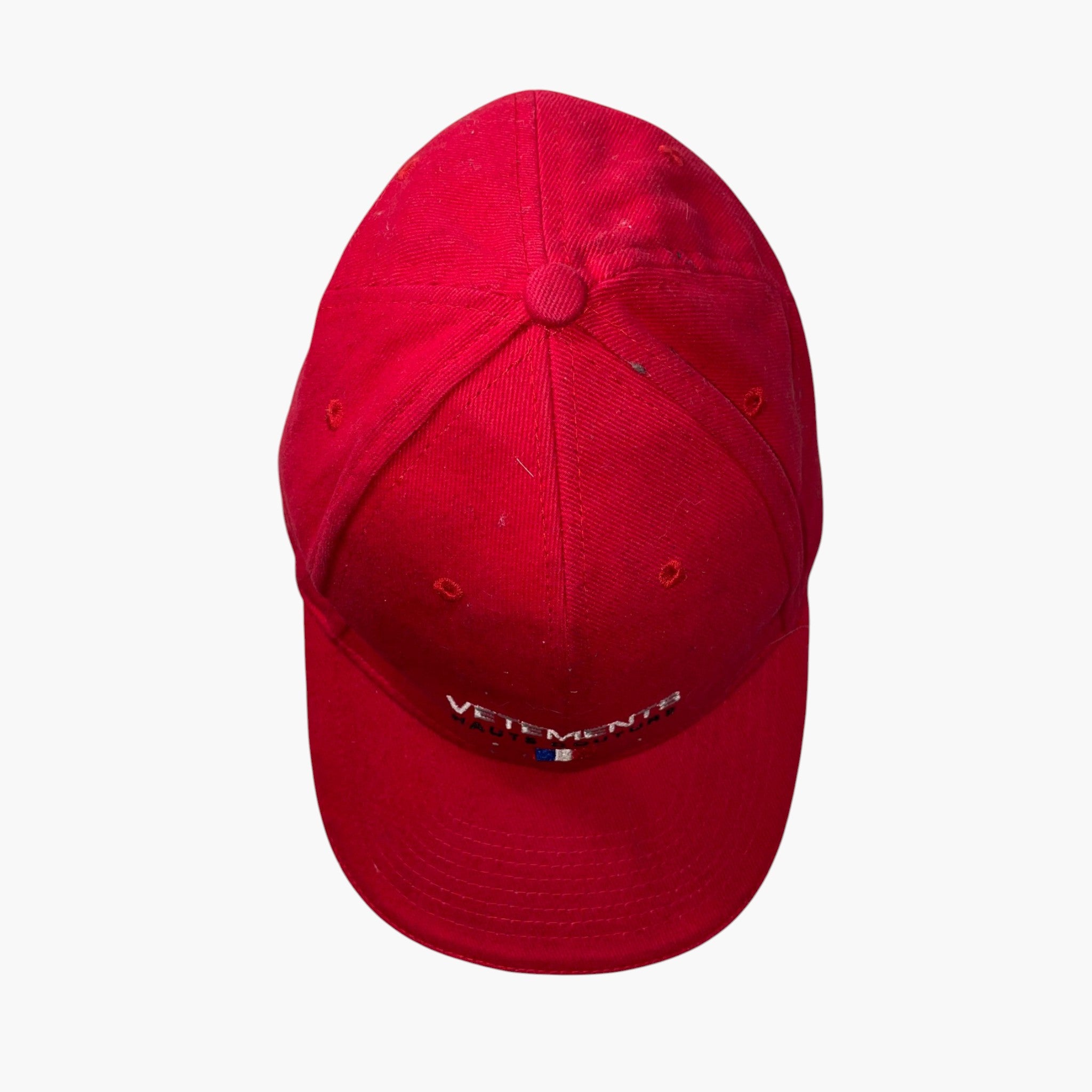 Vetements Couture Red Hat