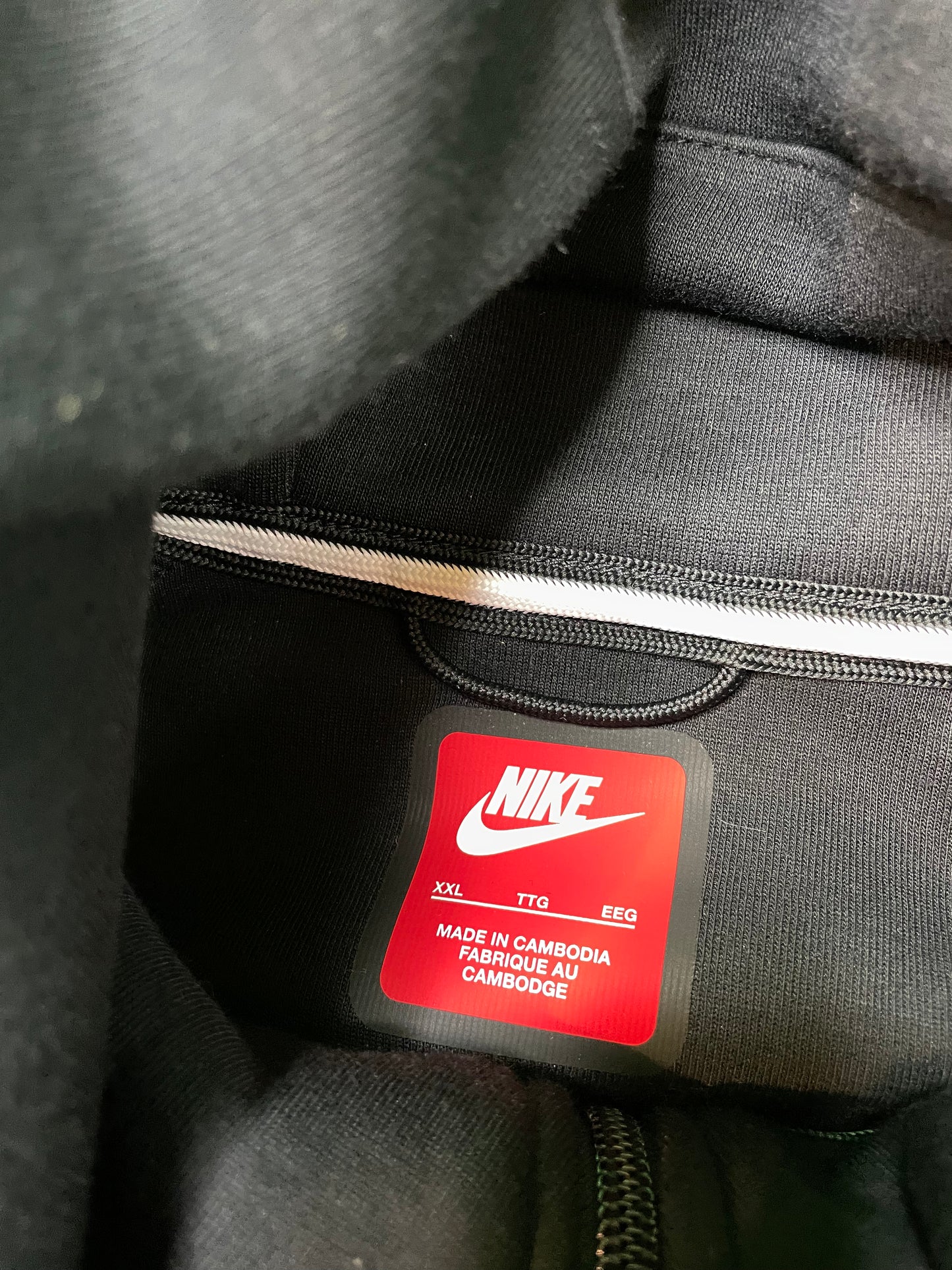 Nike Tech Zip Up Black Hoodie