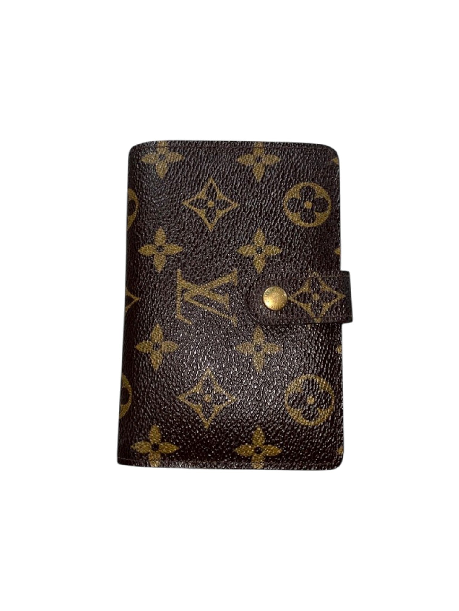 Louis Vuitton "Tri Fold Monogram" Brown Wallet