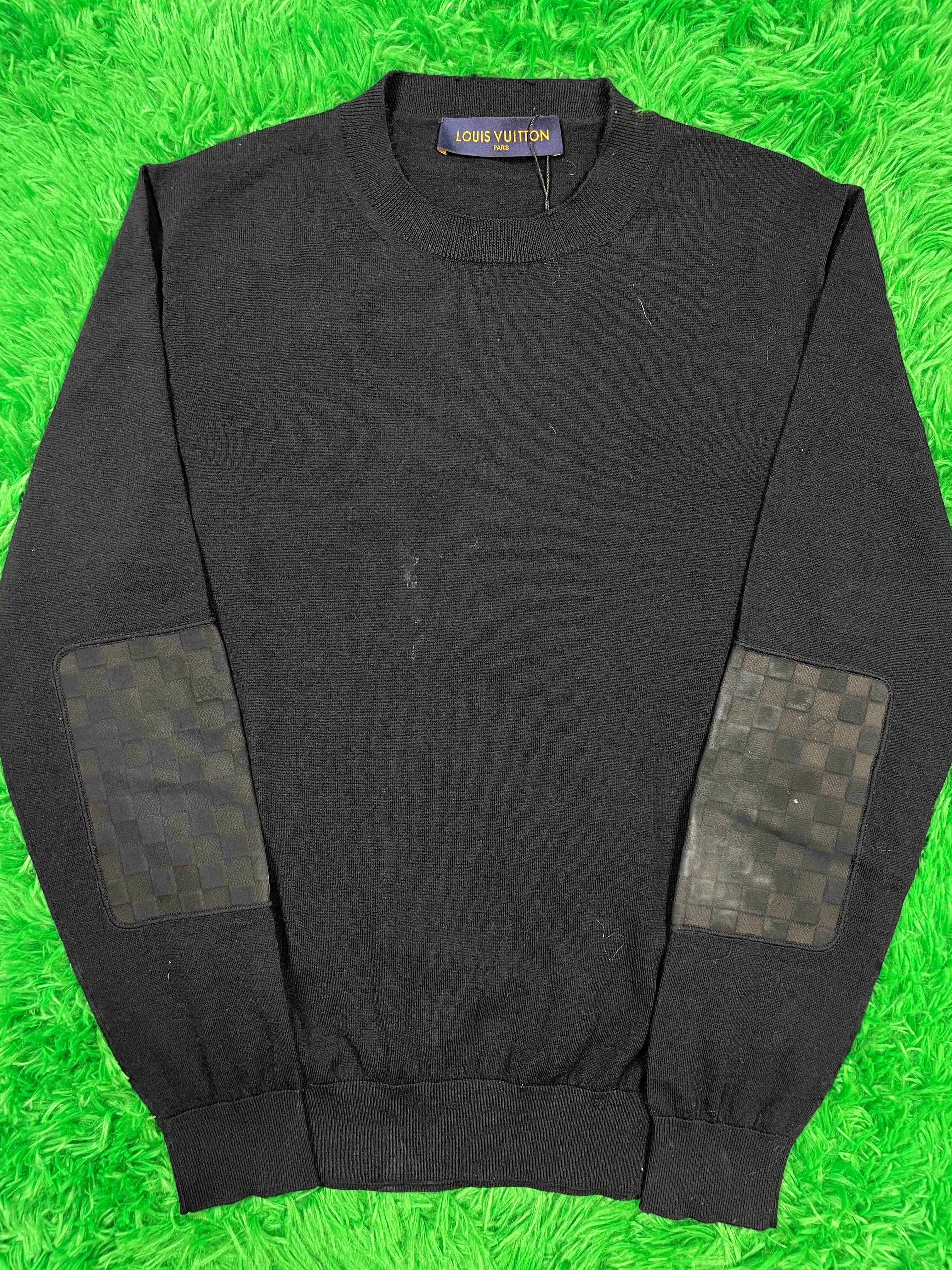 Louis Vuitton Cashmere Crewneck Black Sweater