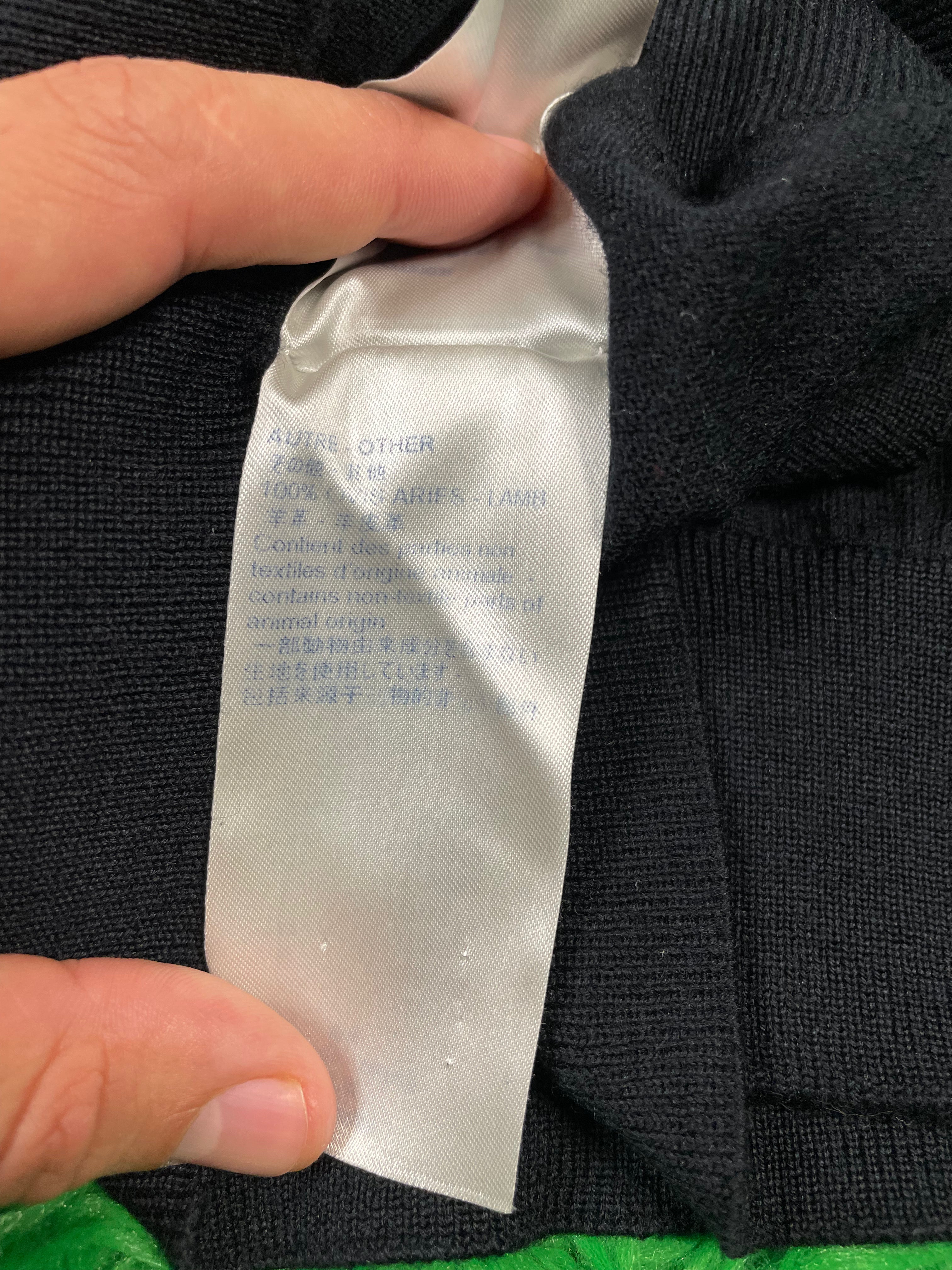 Louis Vuitton Cashmere Crewneck Black Sweater